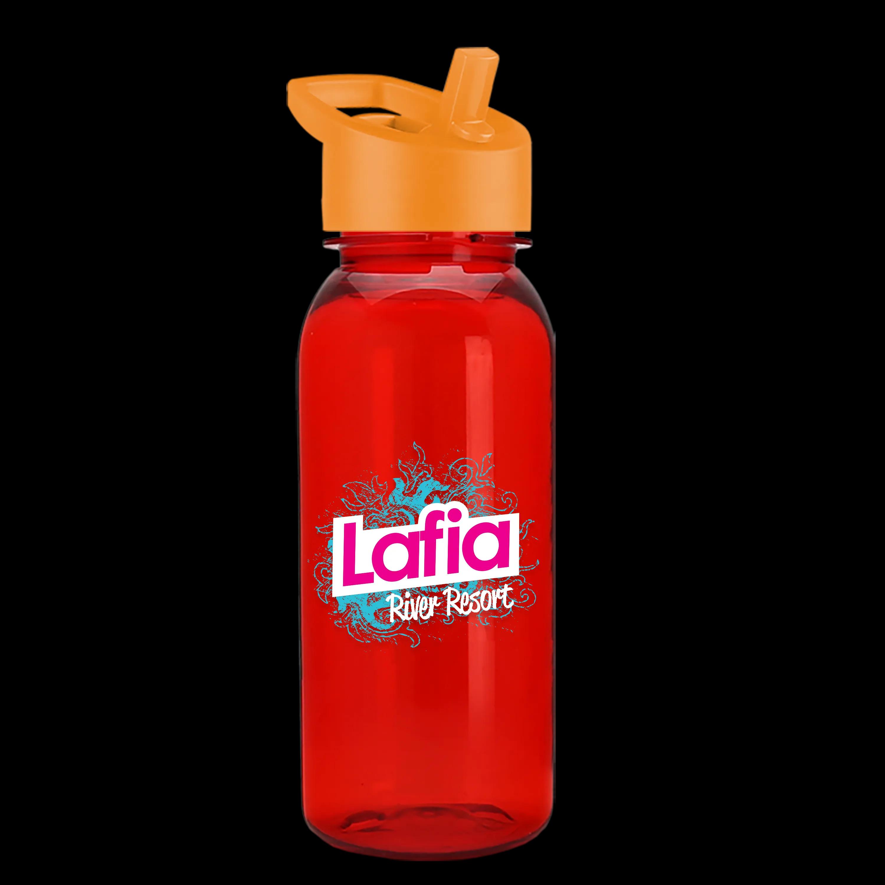 Garyline® Cadet Tritan® Bottle with Flip-Straw Lid - 18 oz. 142 of 174