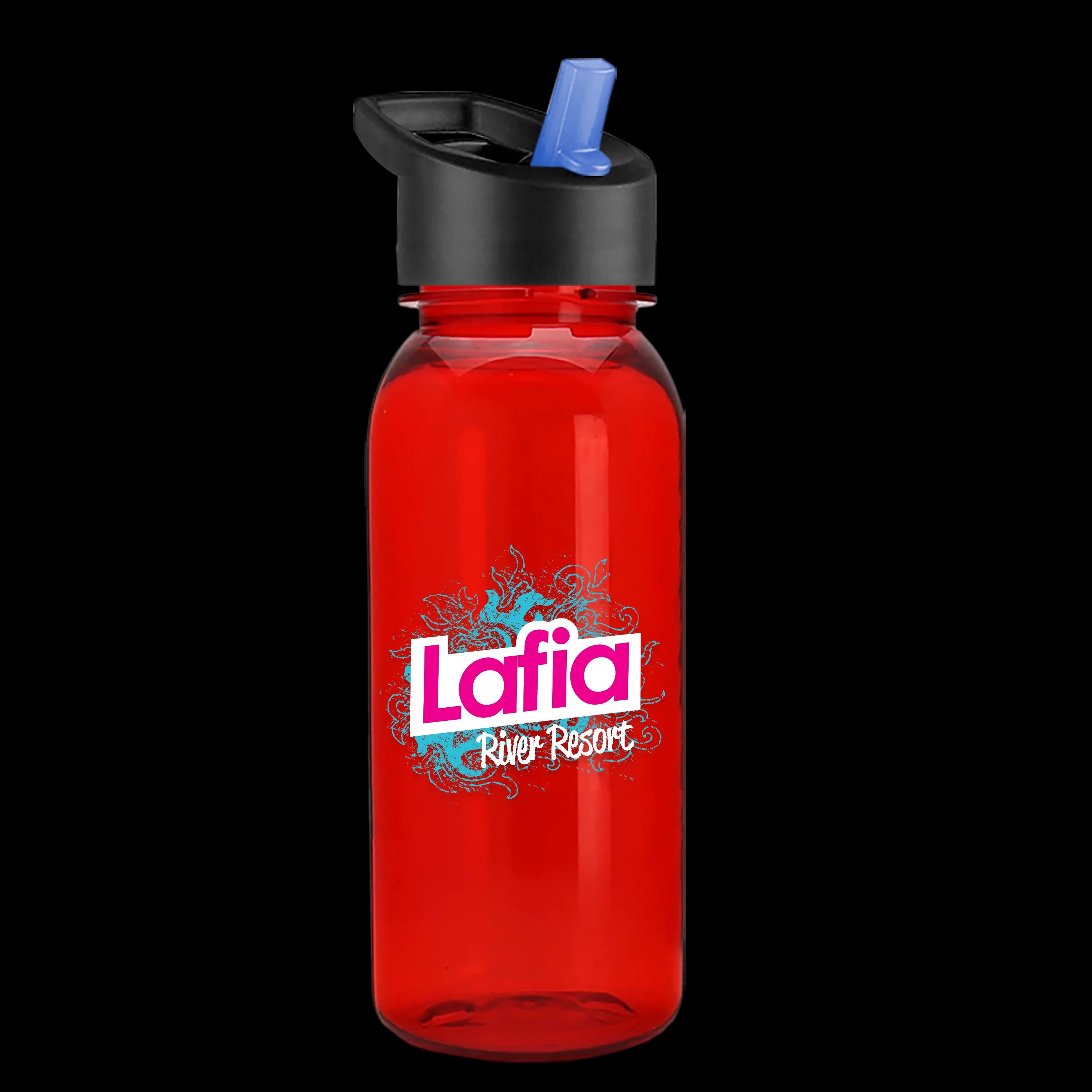 Garyline® Cadet Tritan® Bottle with Flip-Straw Lid - 18 oz. 134 of 174