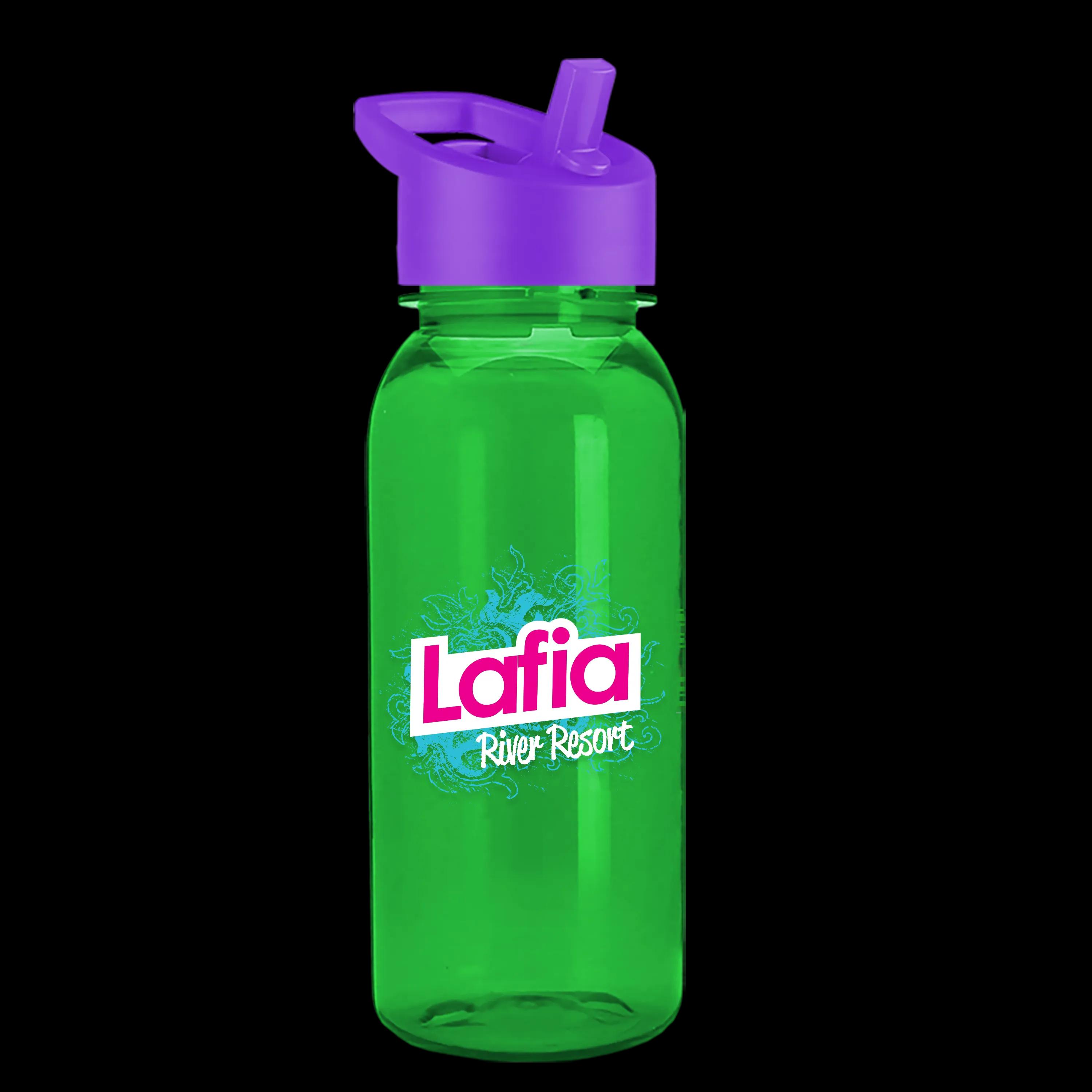 Garyline® Cadet Tritan® Bottle with Flip-Straw Lid - 18 oz. 128 of 174