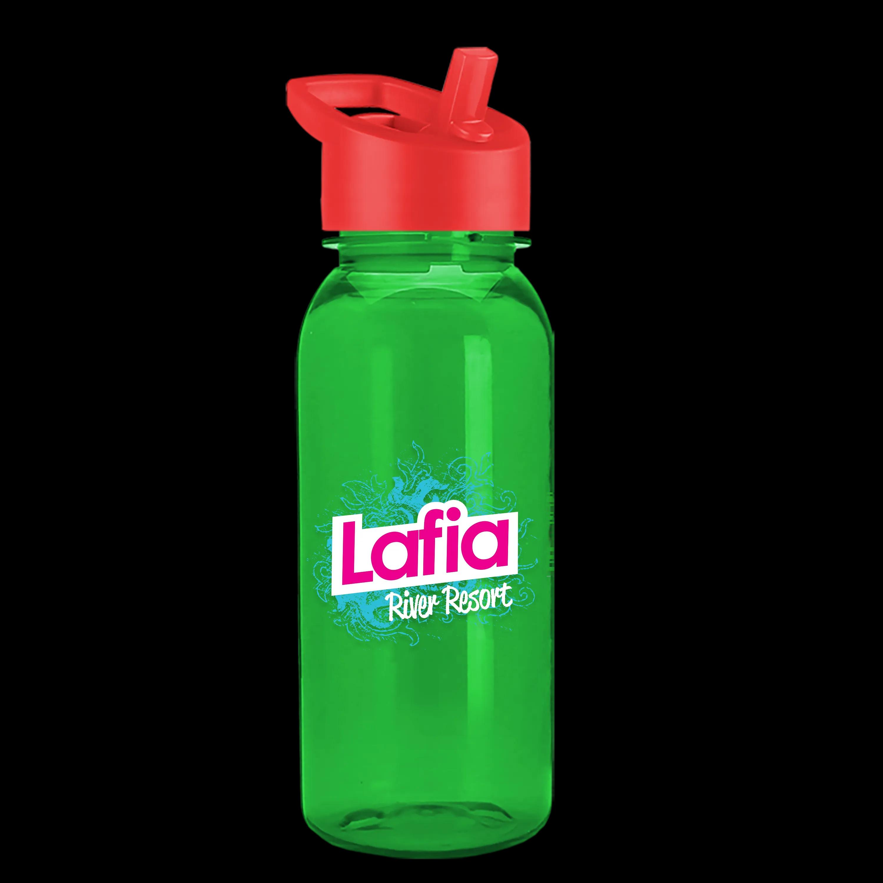 Garyline® Cadet Tritan® Bottle with Flip-Straw Lid - 18 oz. 124 of 174