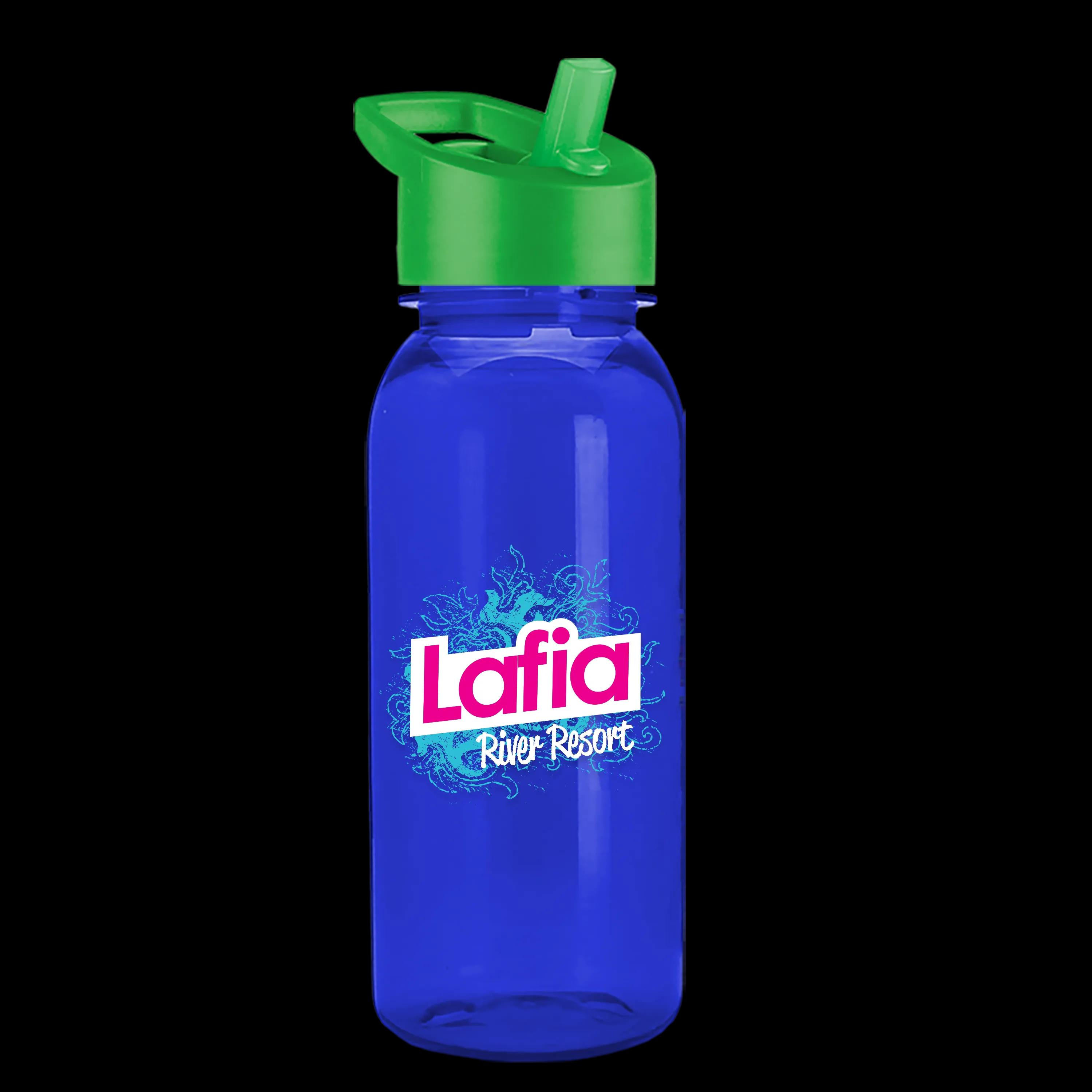 Garyline® Cadet Tritan® Bottle with Flip-Straw Lid - 18 oz. 55 of 174