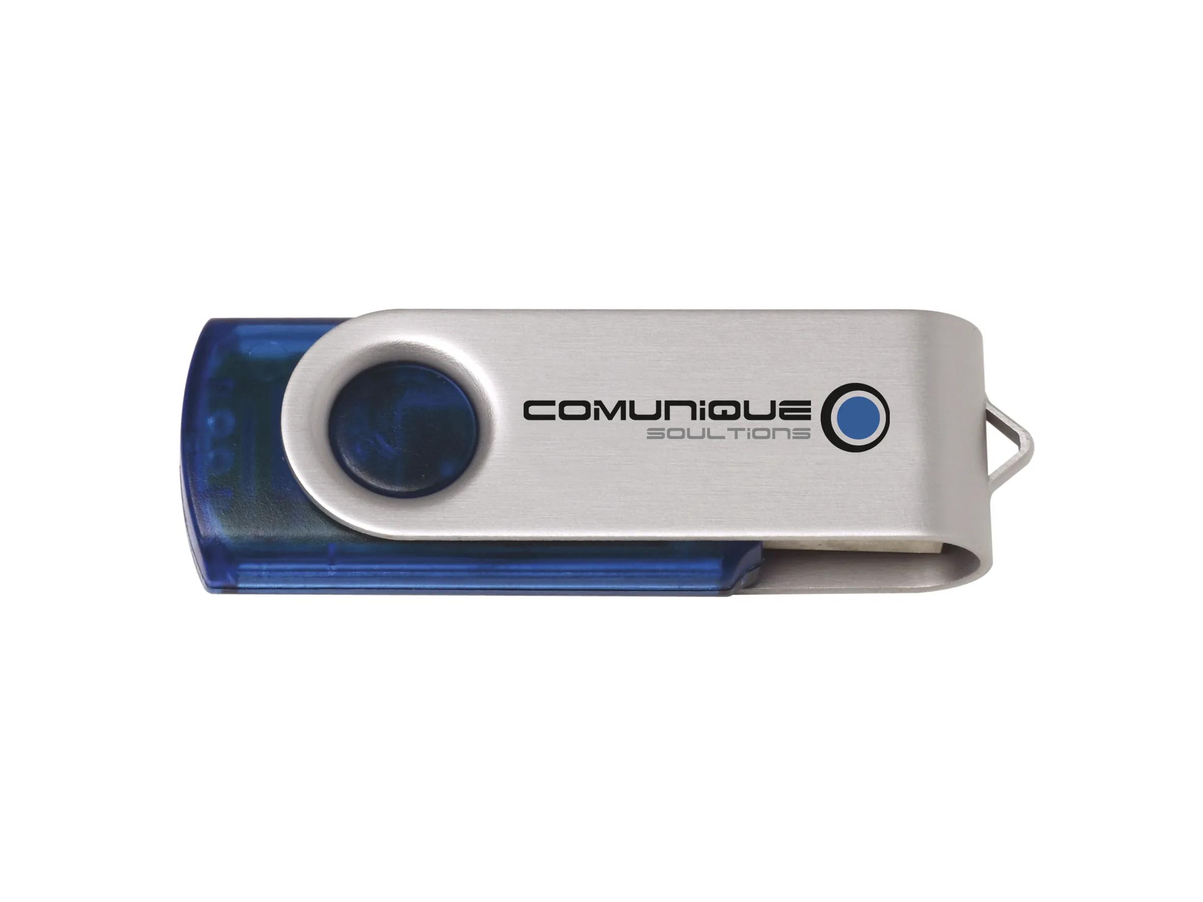 2 GB Translucent Folding USB 2.0 Flash Drive 6 of 9