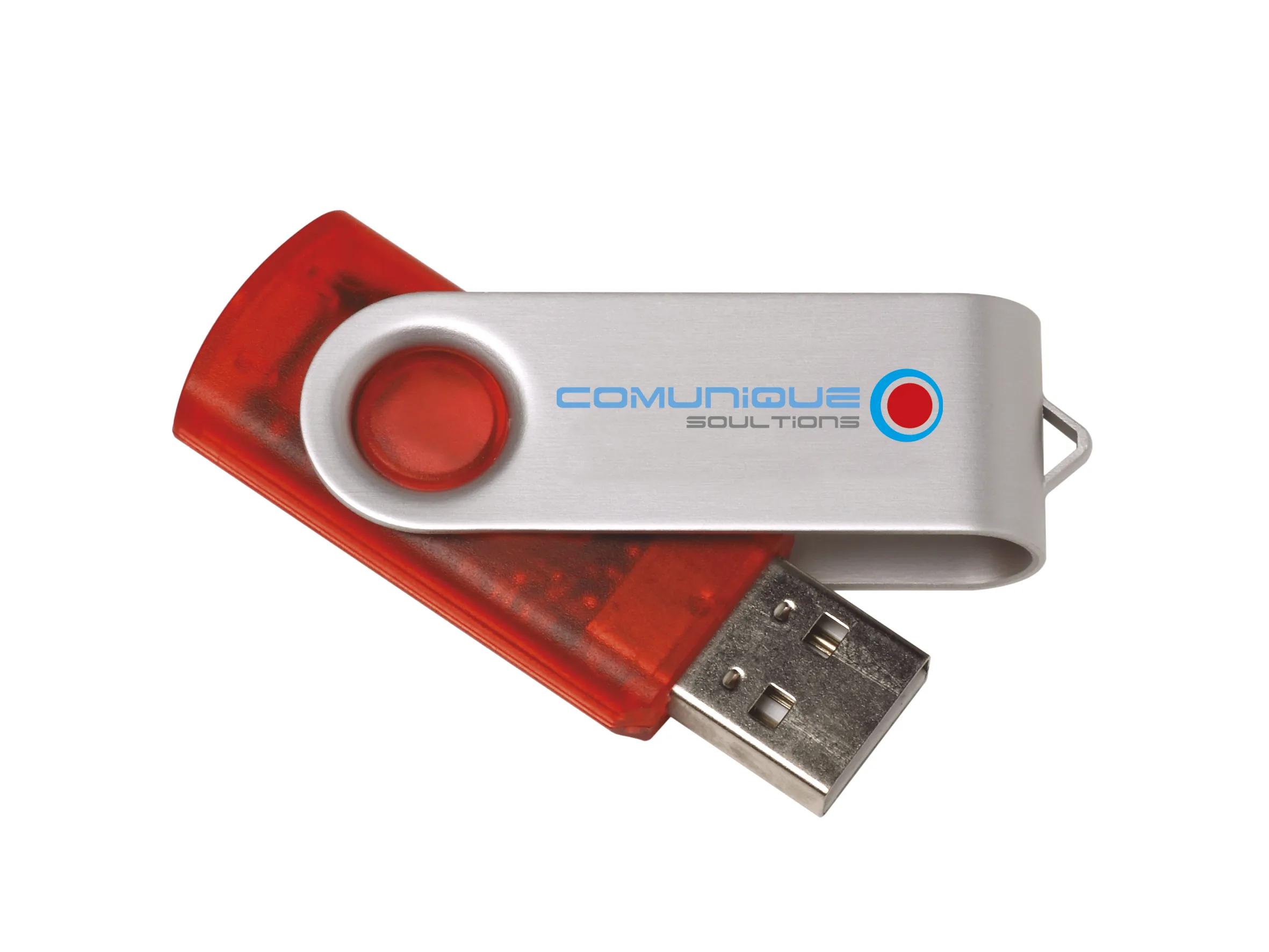 2 GB Translucent Folding USB 2.0 Flash Drive 8 of 9