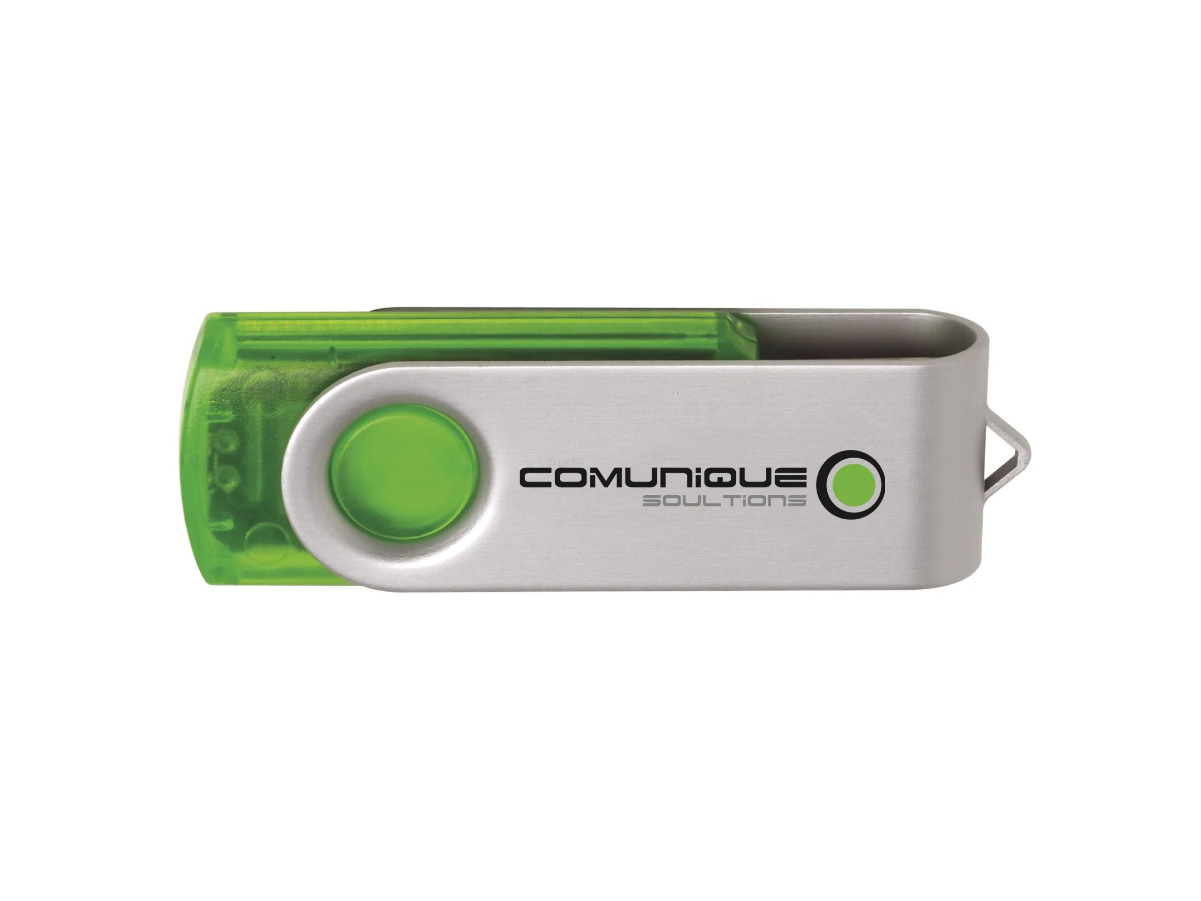 2 GB Translucent Folding USB 2.0 Flash Drive 7 of 9