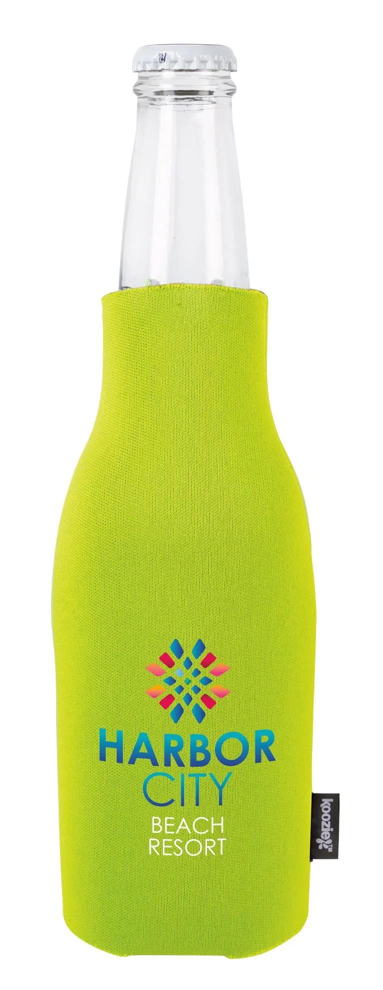 Koozie® Zip-Up Bottle Cooler with Opener 18 of 34