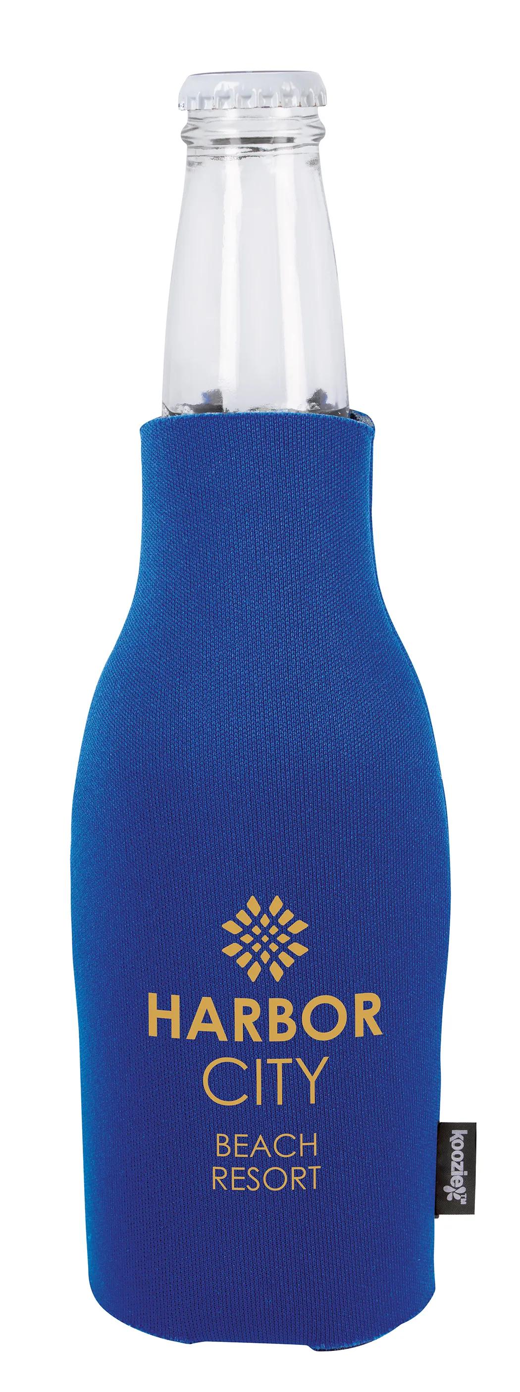 Koozie® Zip-Up Bottle Cooler with Opener 13 of 34