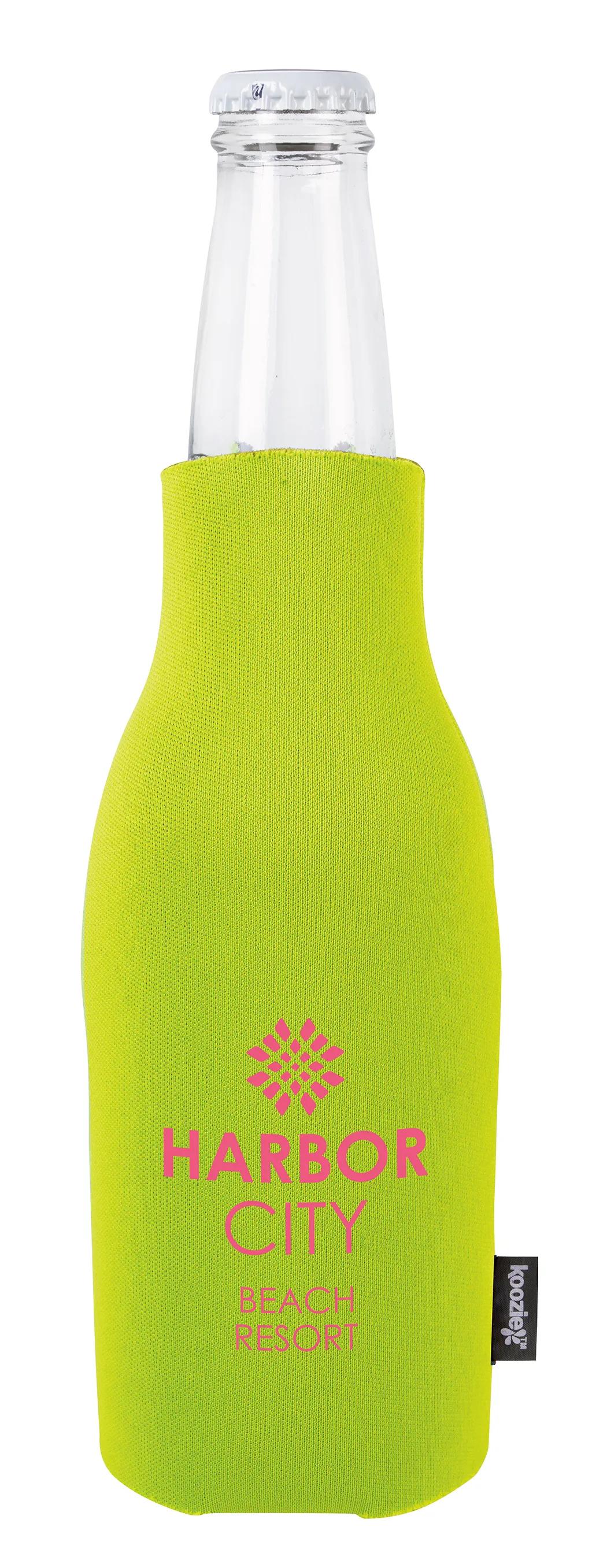 Koozie® Zip-Up Bottle Cooler with Opener 11 of 34
