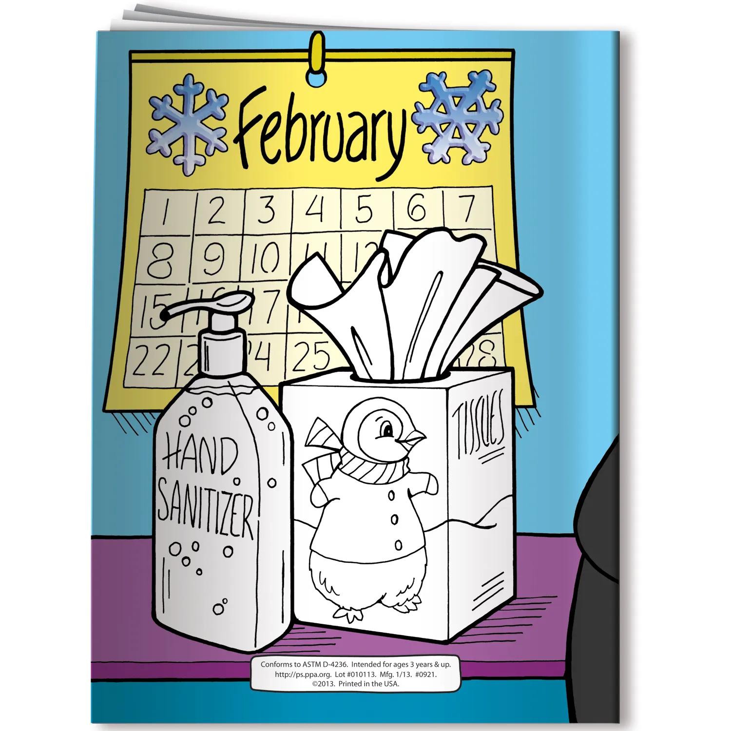 Coloring Book: Cold & Flu Fight Germs with Pengy 3 of 5