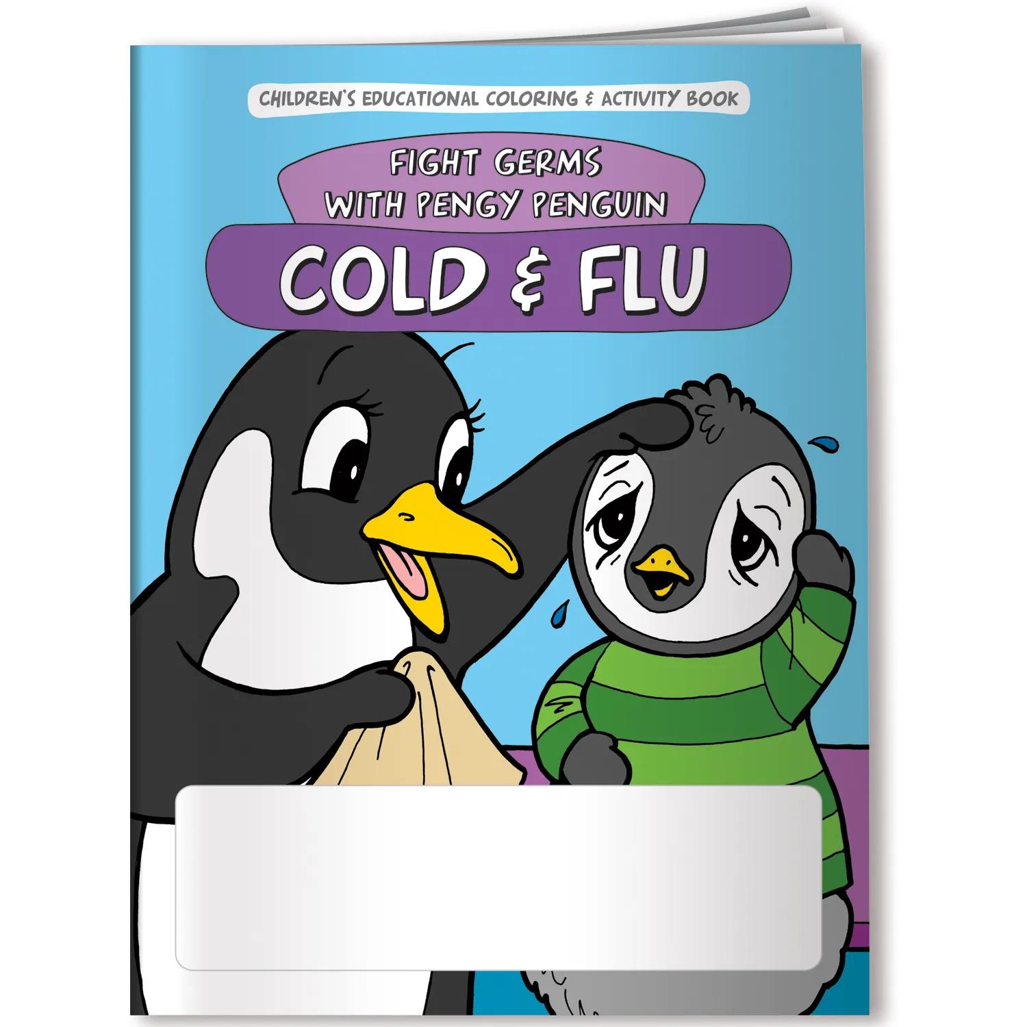 Coloring Book: Cold & Flu Fight Germs with Pengy 1 of 5