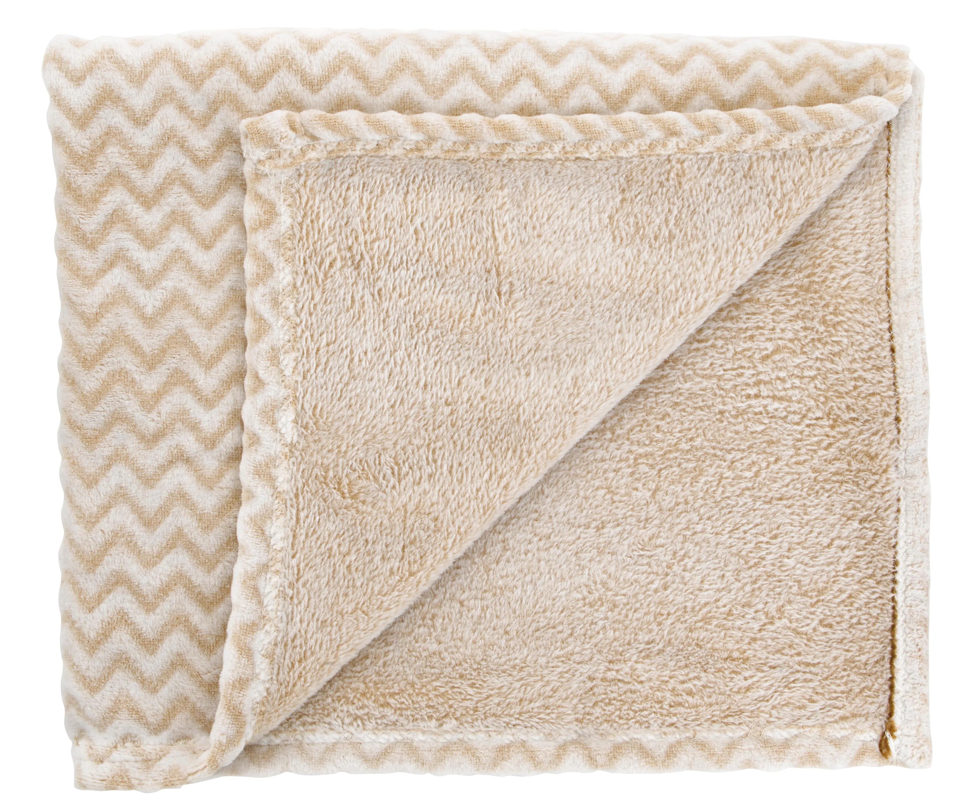 Two-Tone Wave Flannel Blanket 17 of 22