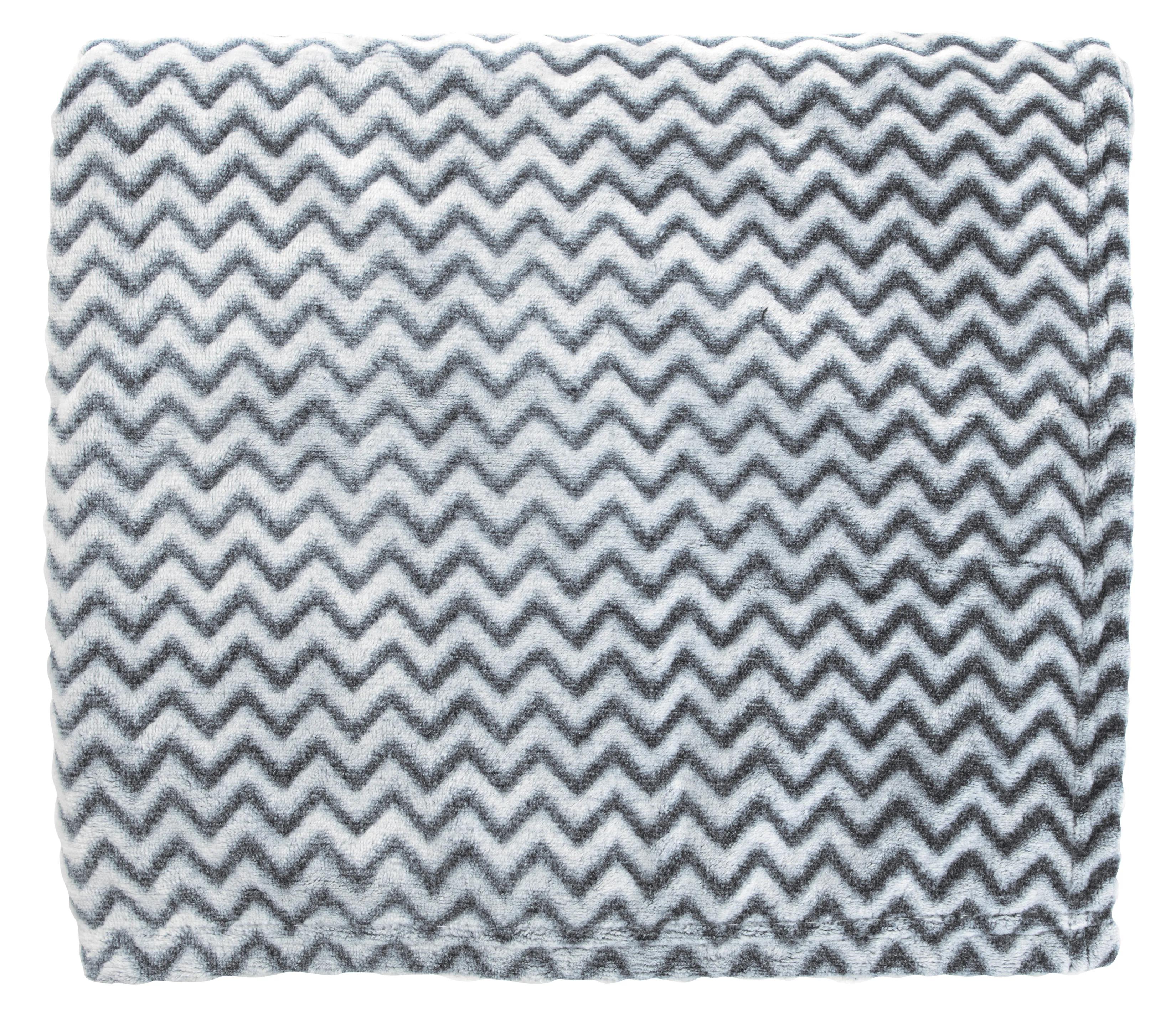 Two-Tone Wave Flannel Blanket 4 of 18