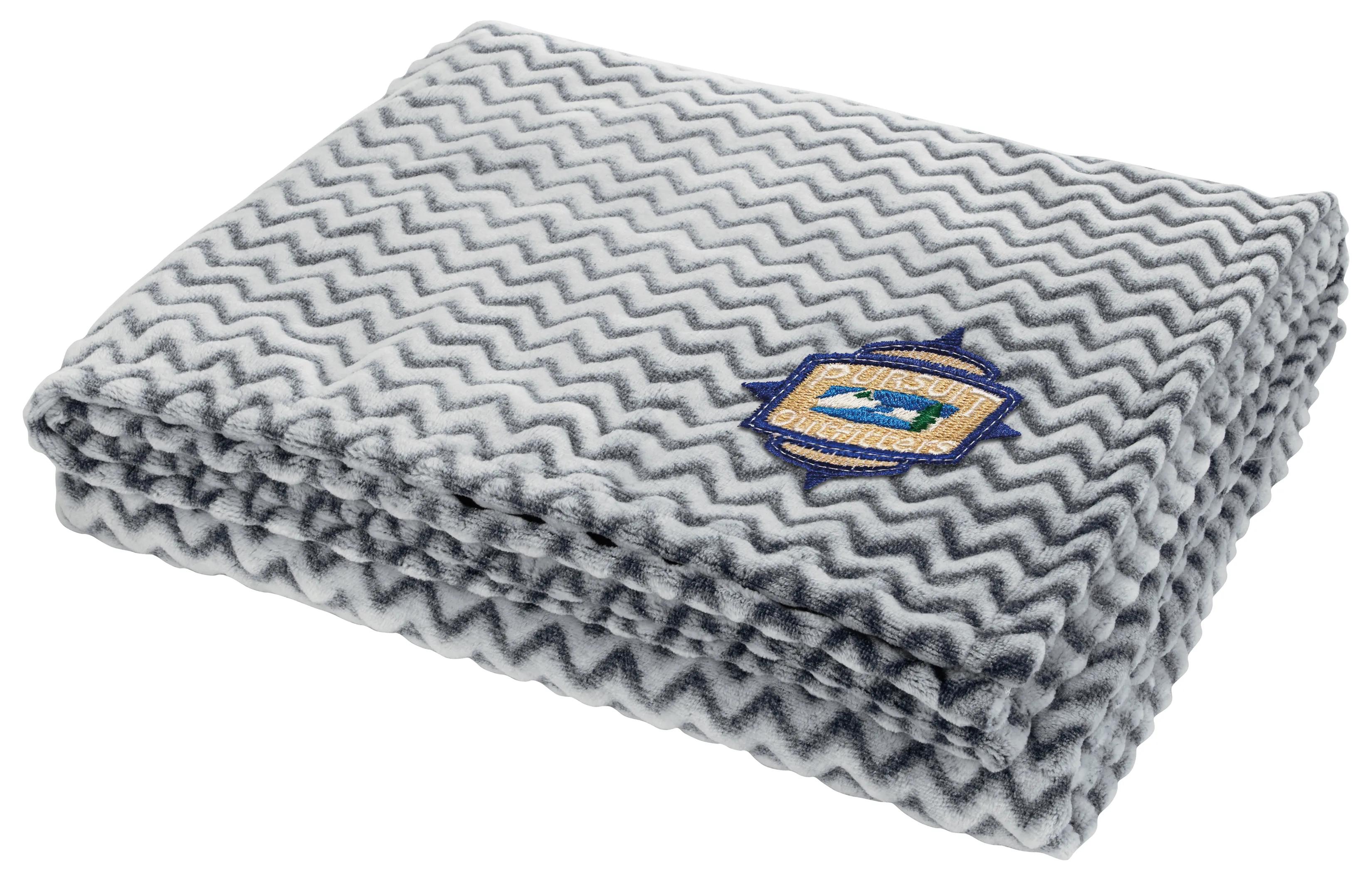Two-Tone Wave Flannel Blanket 13 of 22
