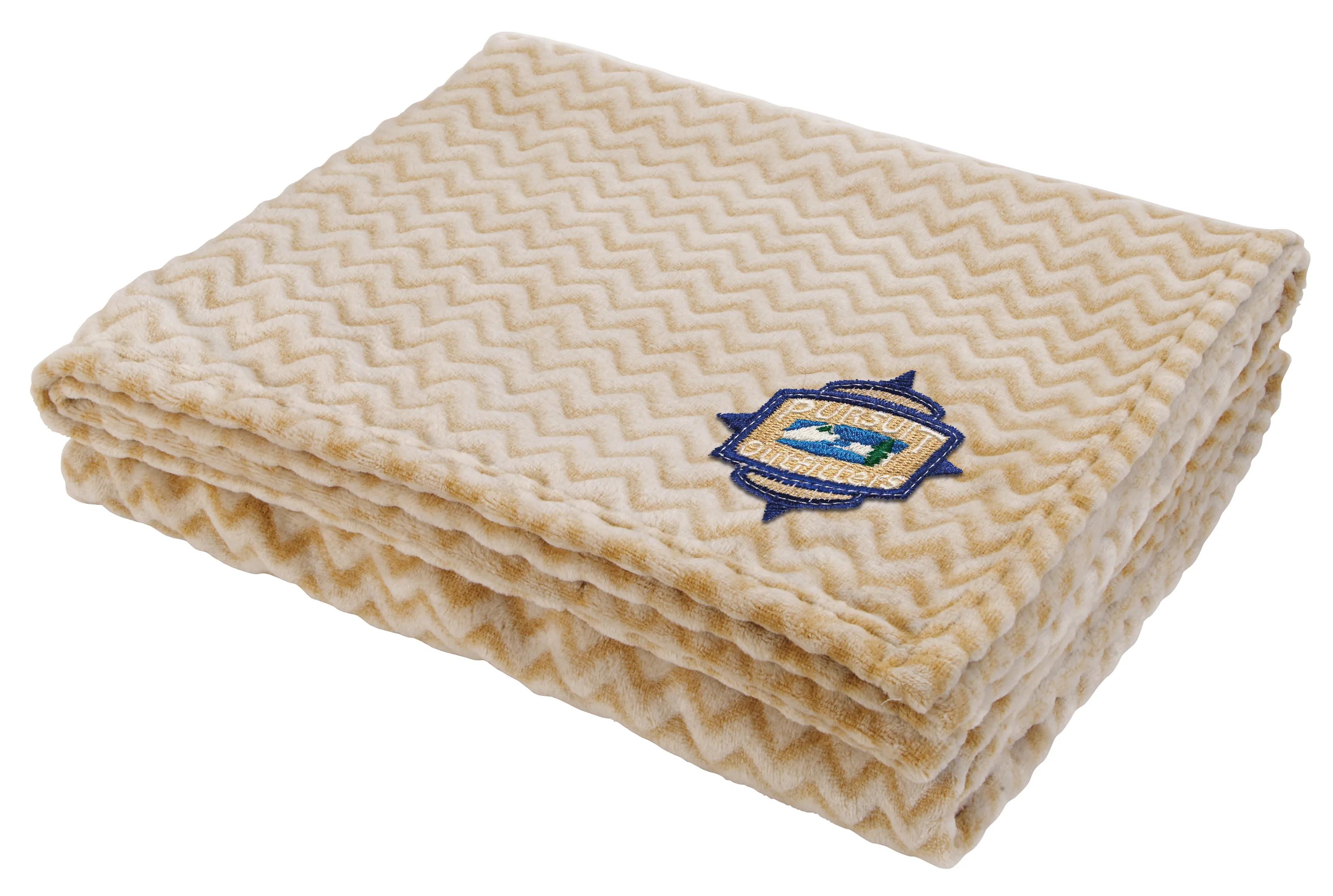 Two-Tone Wave Flannel Blanket 22 of 22