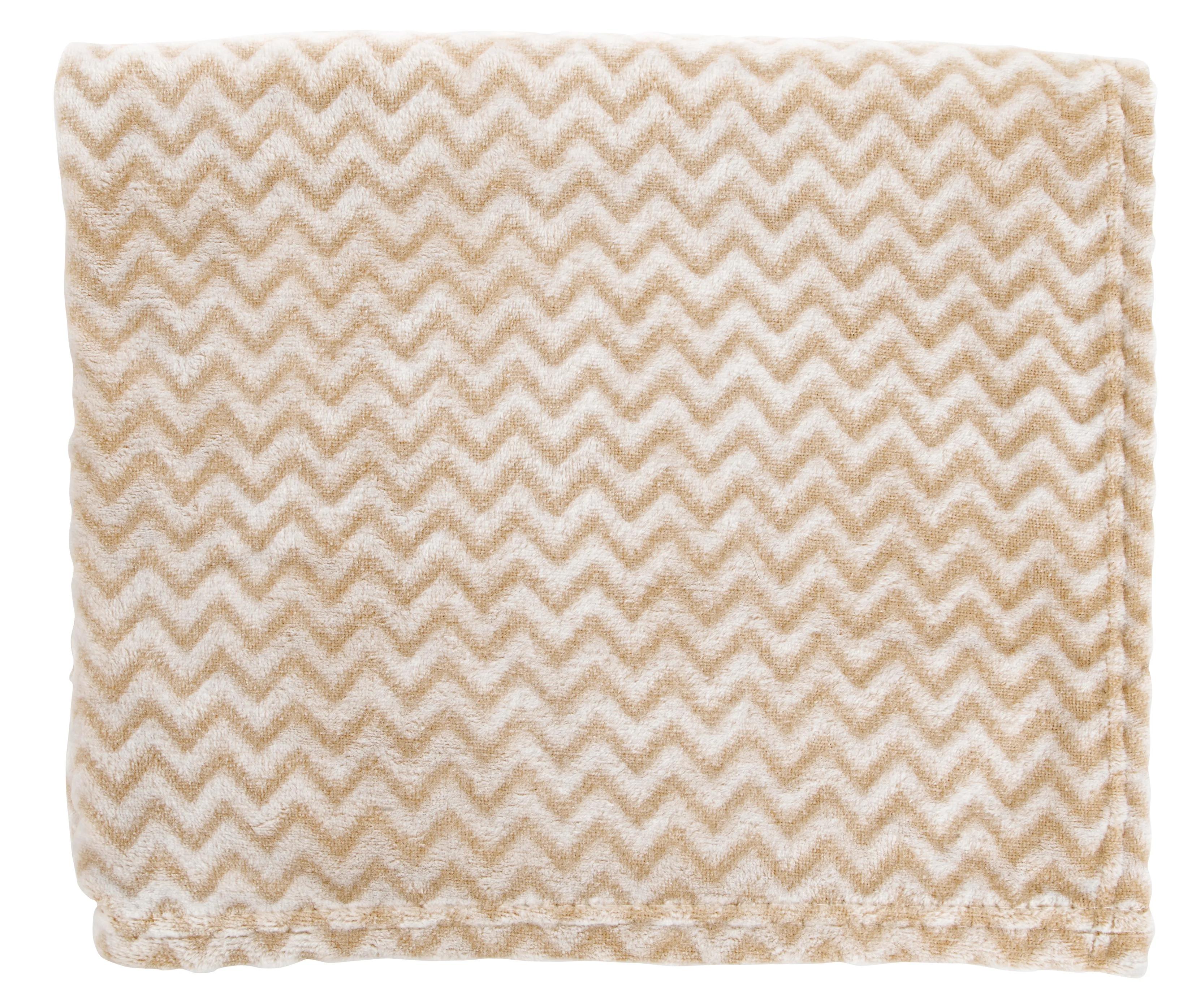 Two-Tone Wave Flannel Blanket 4 of 22