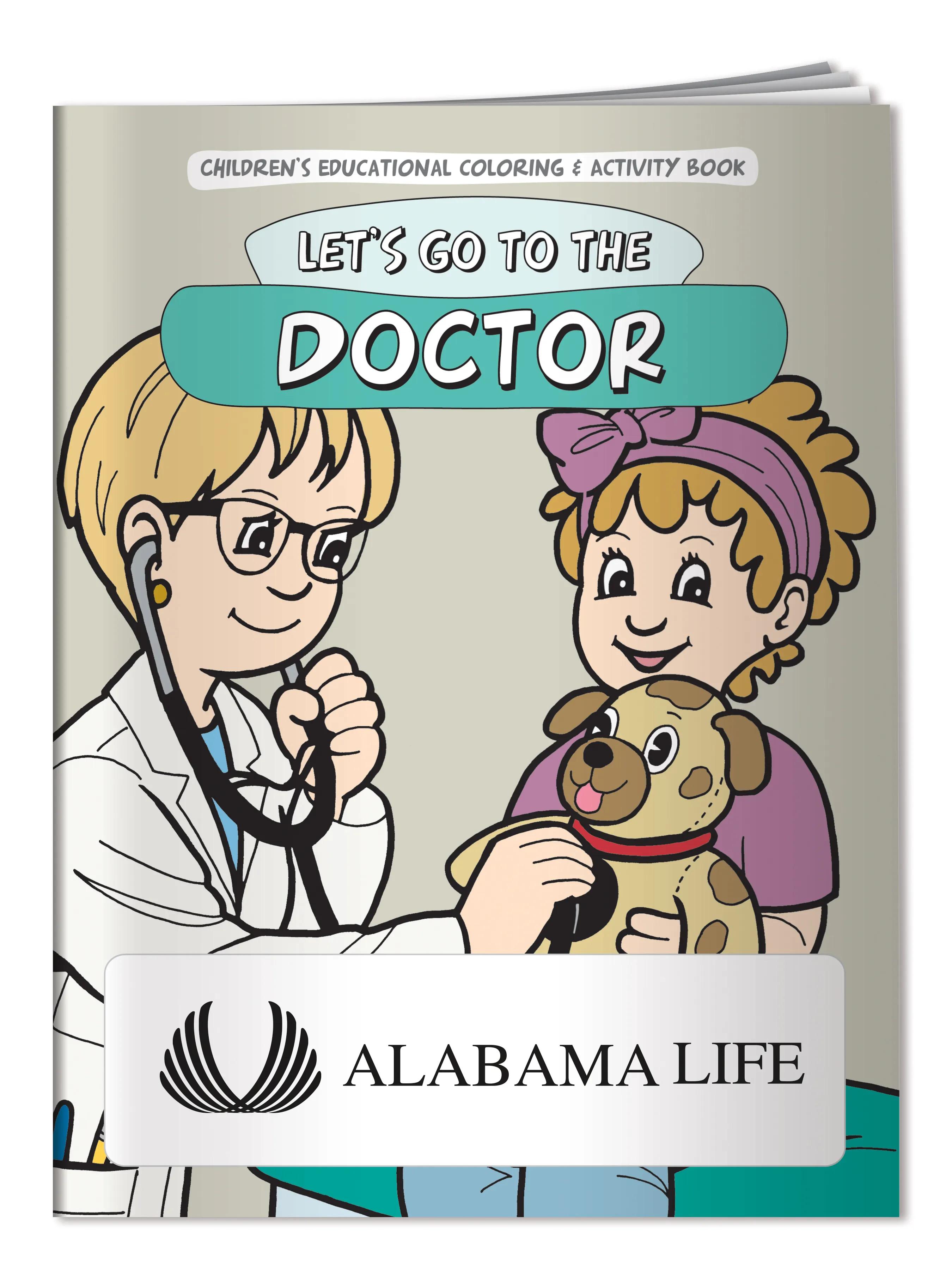 Coloring Book: Let's Go to the Doctor 4 of 4