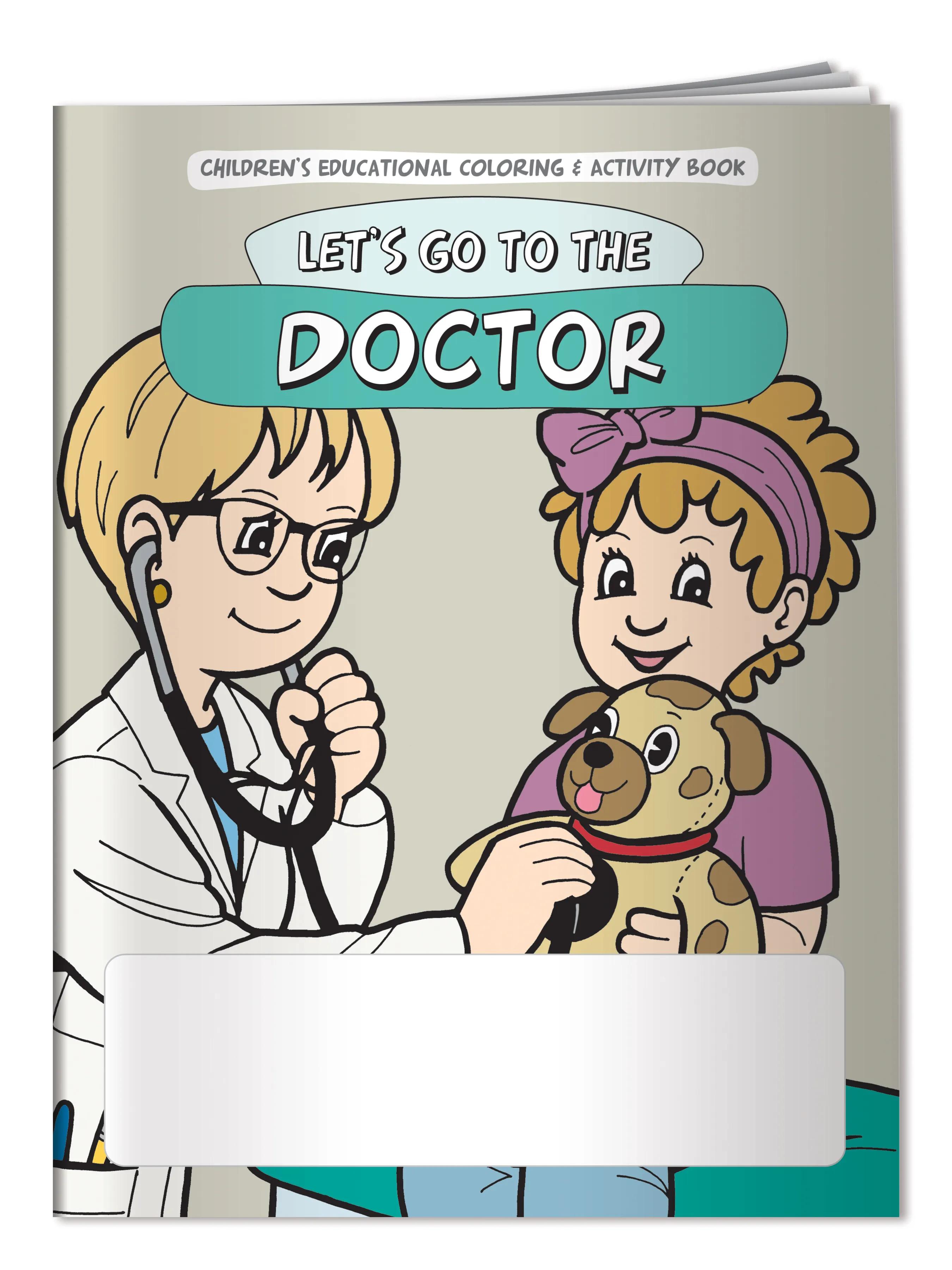Coloring Book: Let's Go to the Doctor 1 of 4