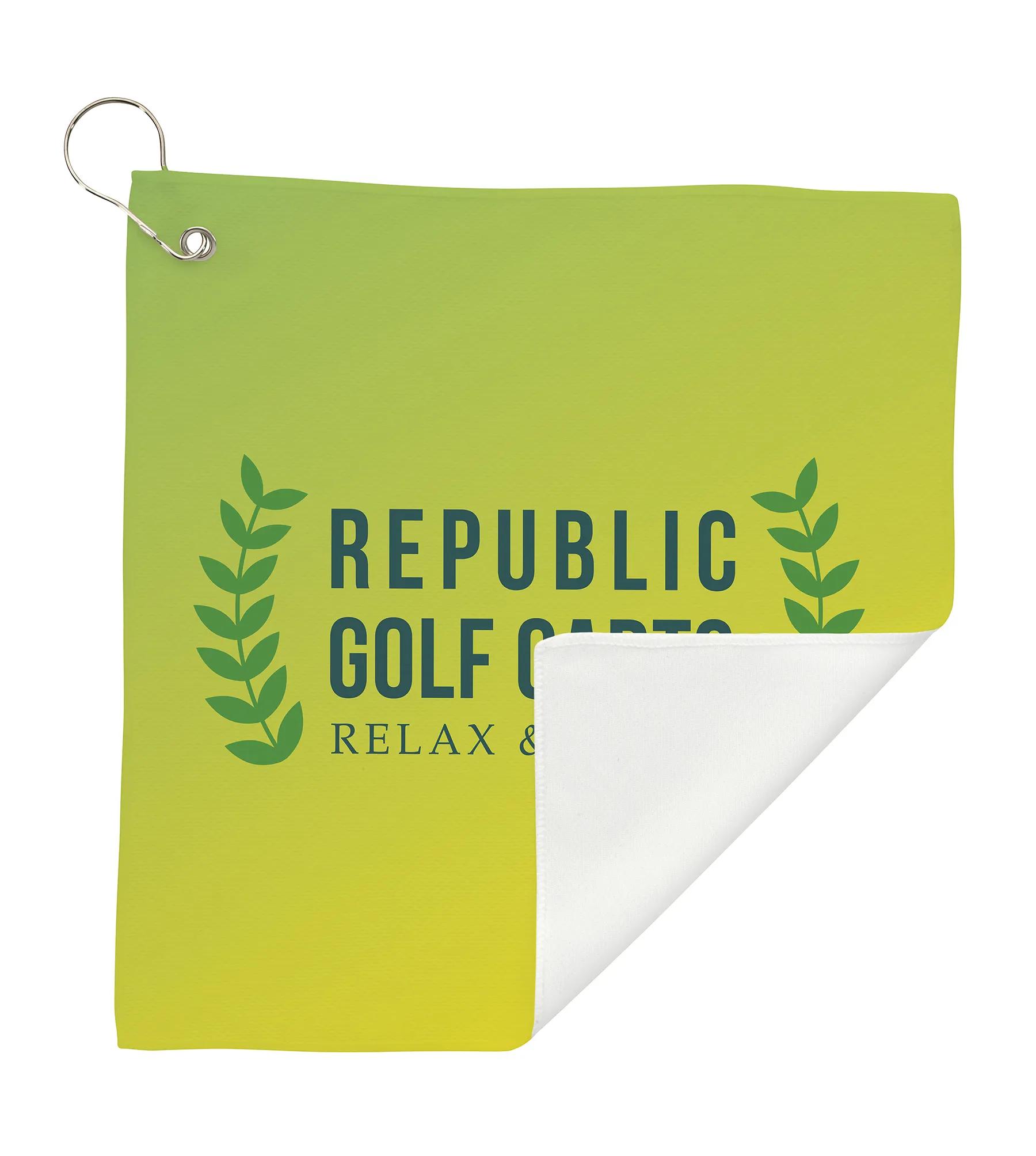 Full Color Cooling Golf Towel - Small 1 of 8