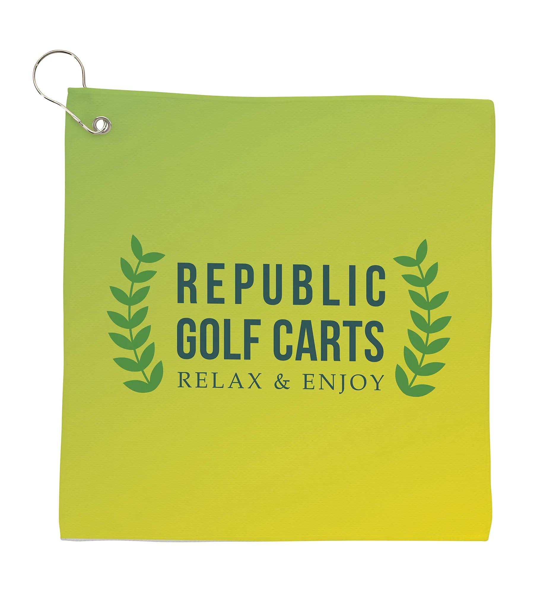 Full Color Cooling Golf Towel - Small 3 of 8