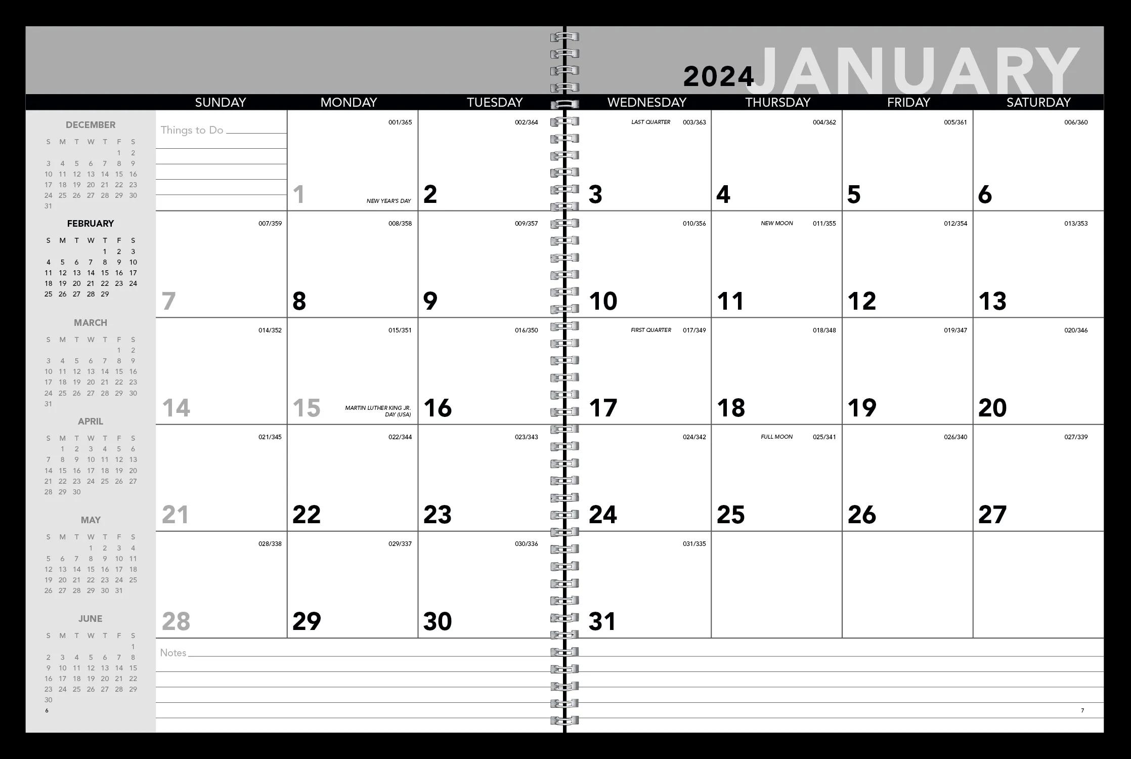 Standard Year Desk Planner with Custom Cover 17 of 18