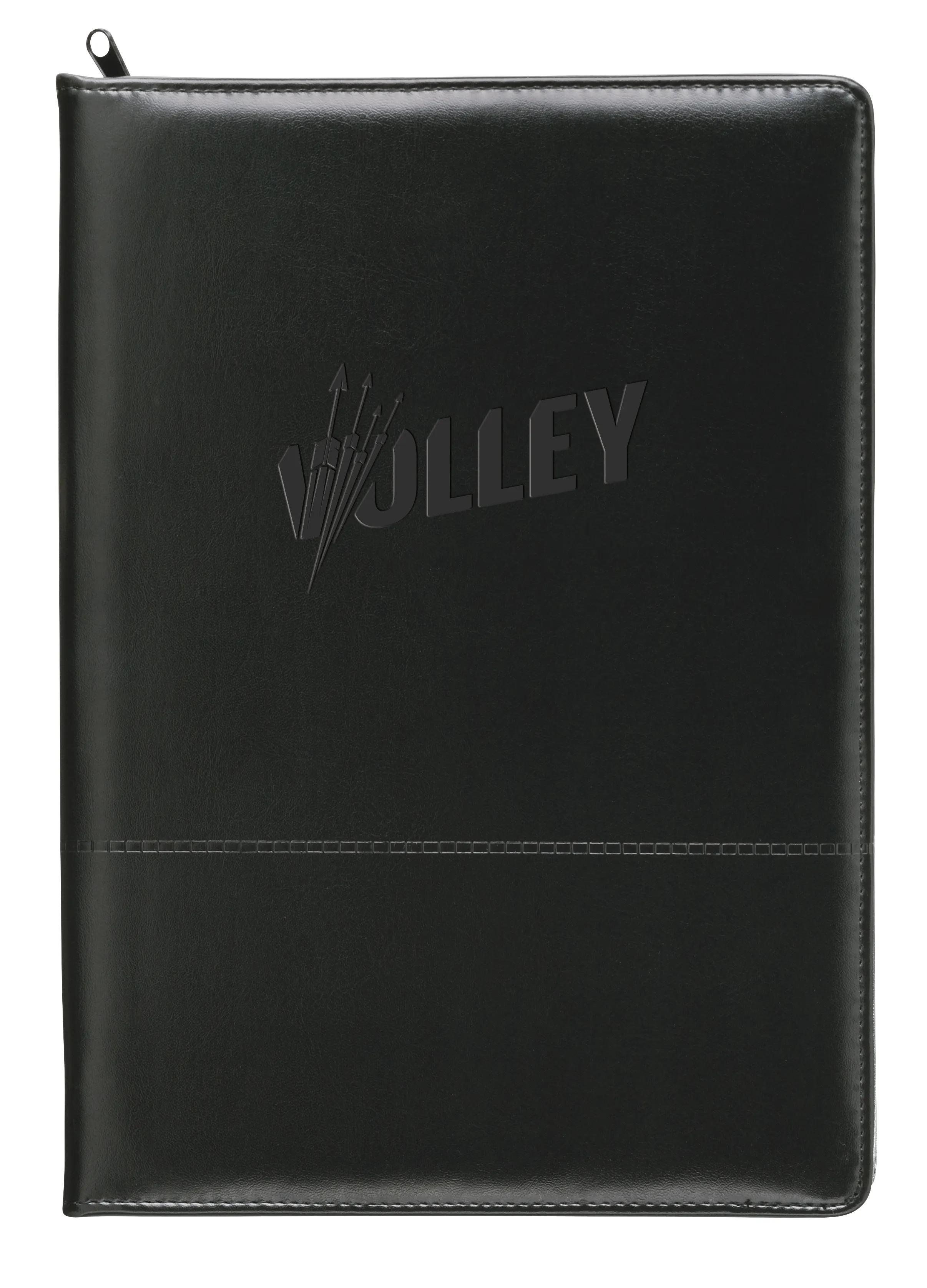Script Zippered Padfolio 8 of 8