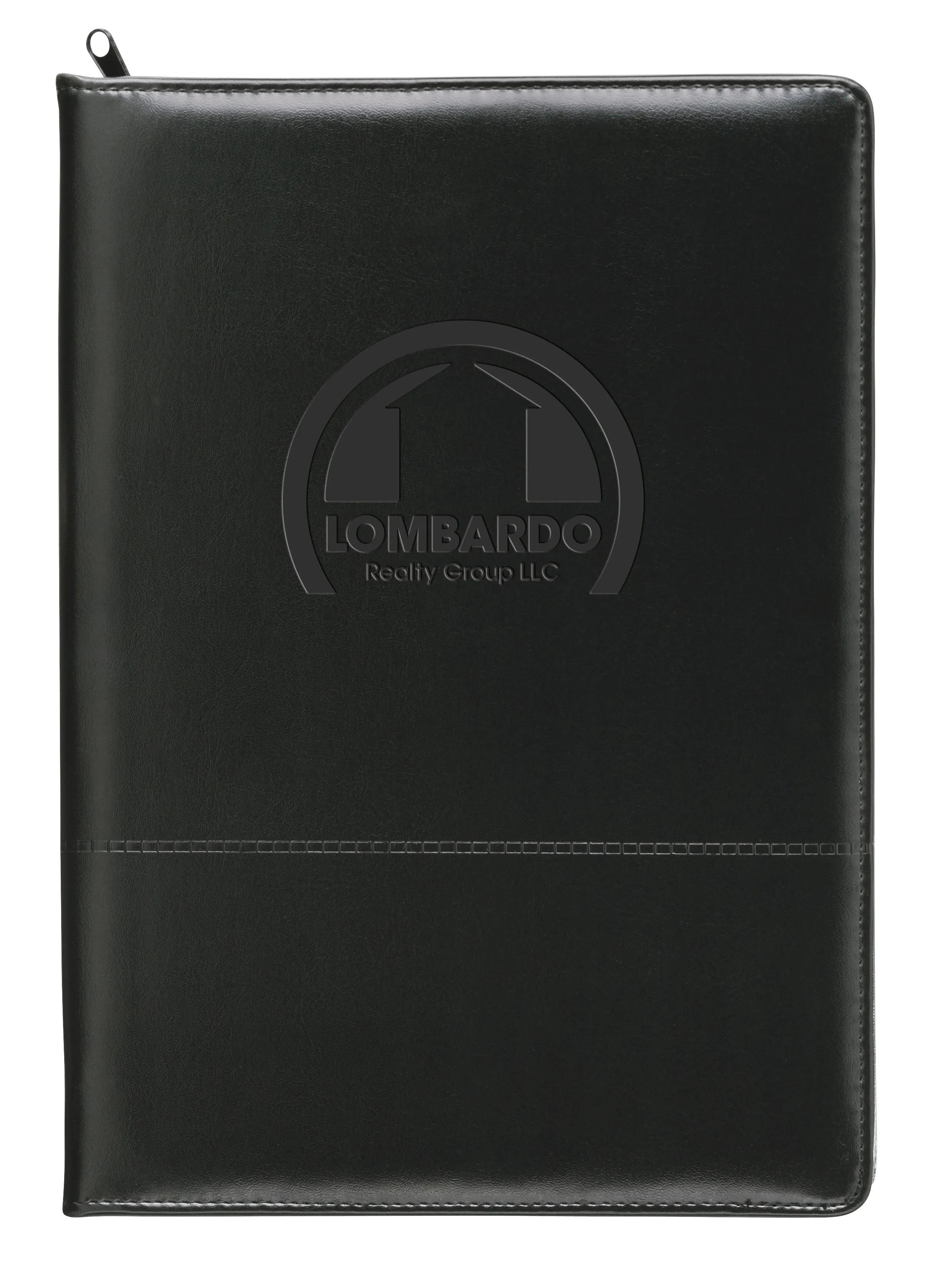 Script Zippered Padfolio 6 of 8