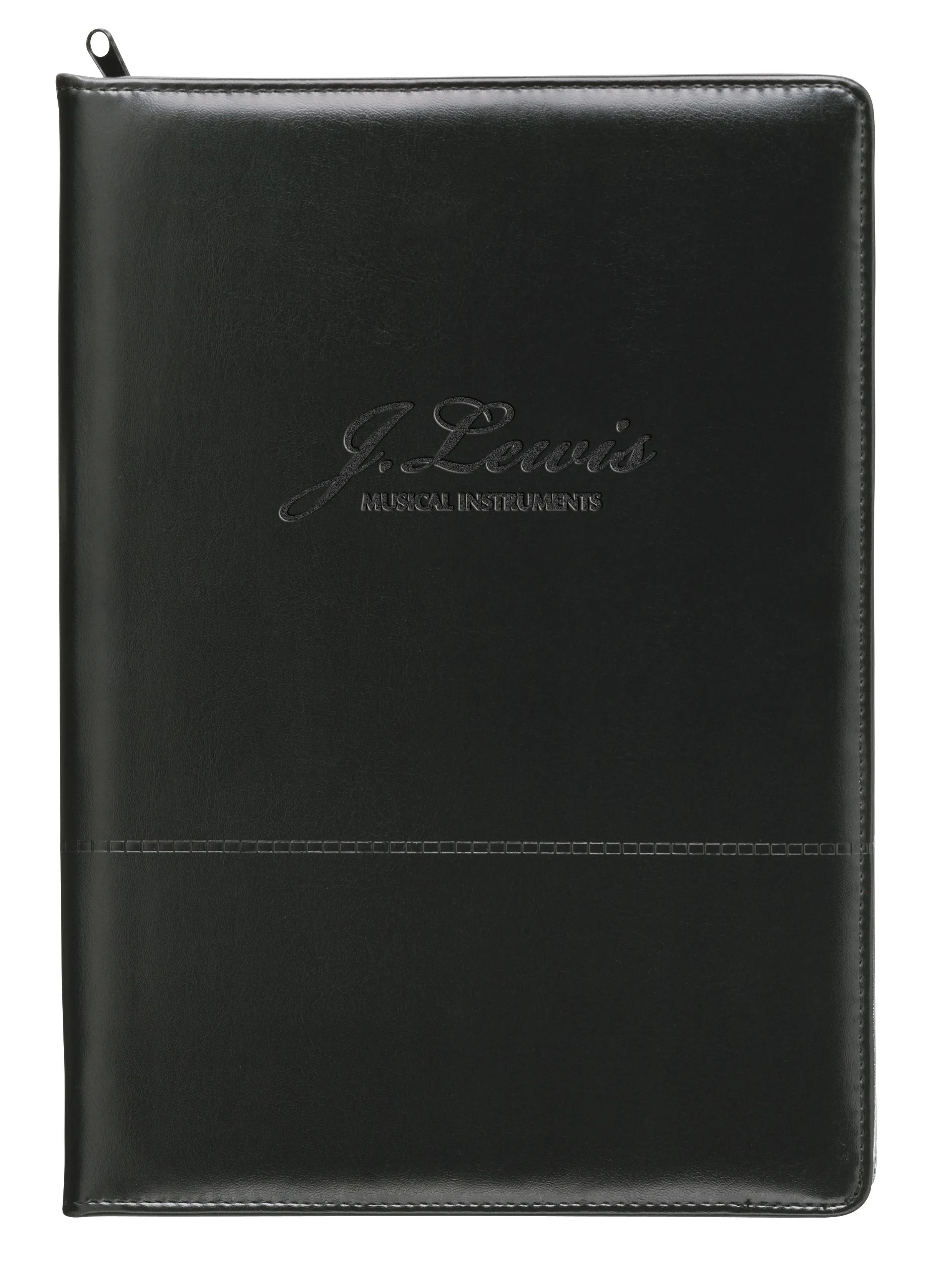 Script Zippered Padfolio 4 of 8