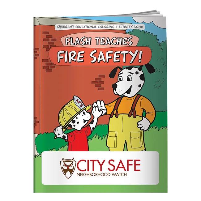 Coloring Book: Flash Teaches Fire Safety 3 of 4