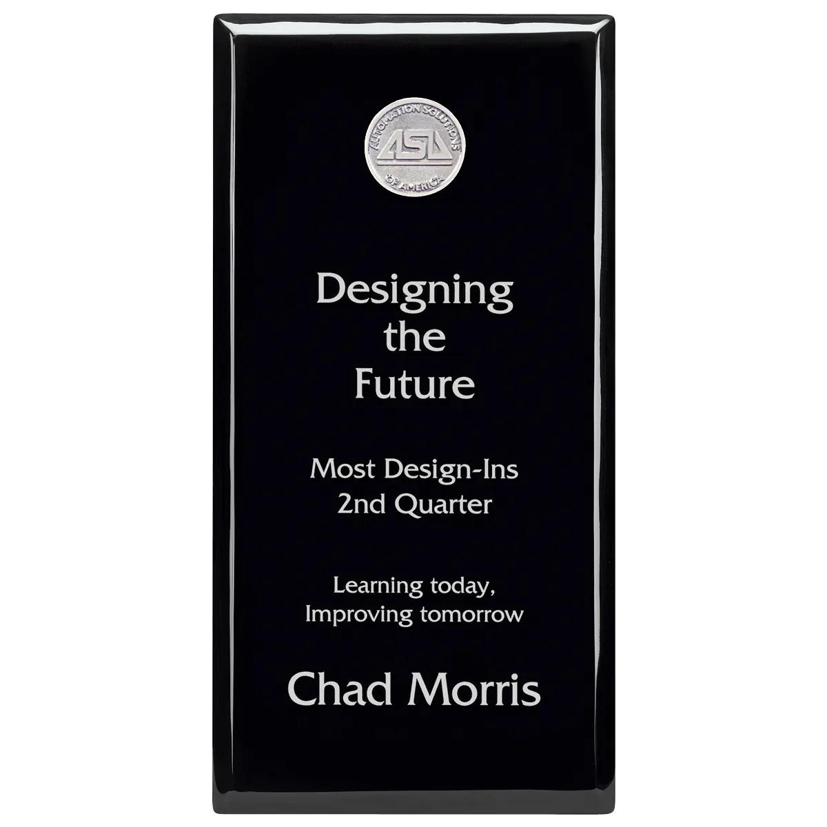 JAFFA® Black Plaque - 6" x 12" 4 of 6