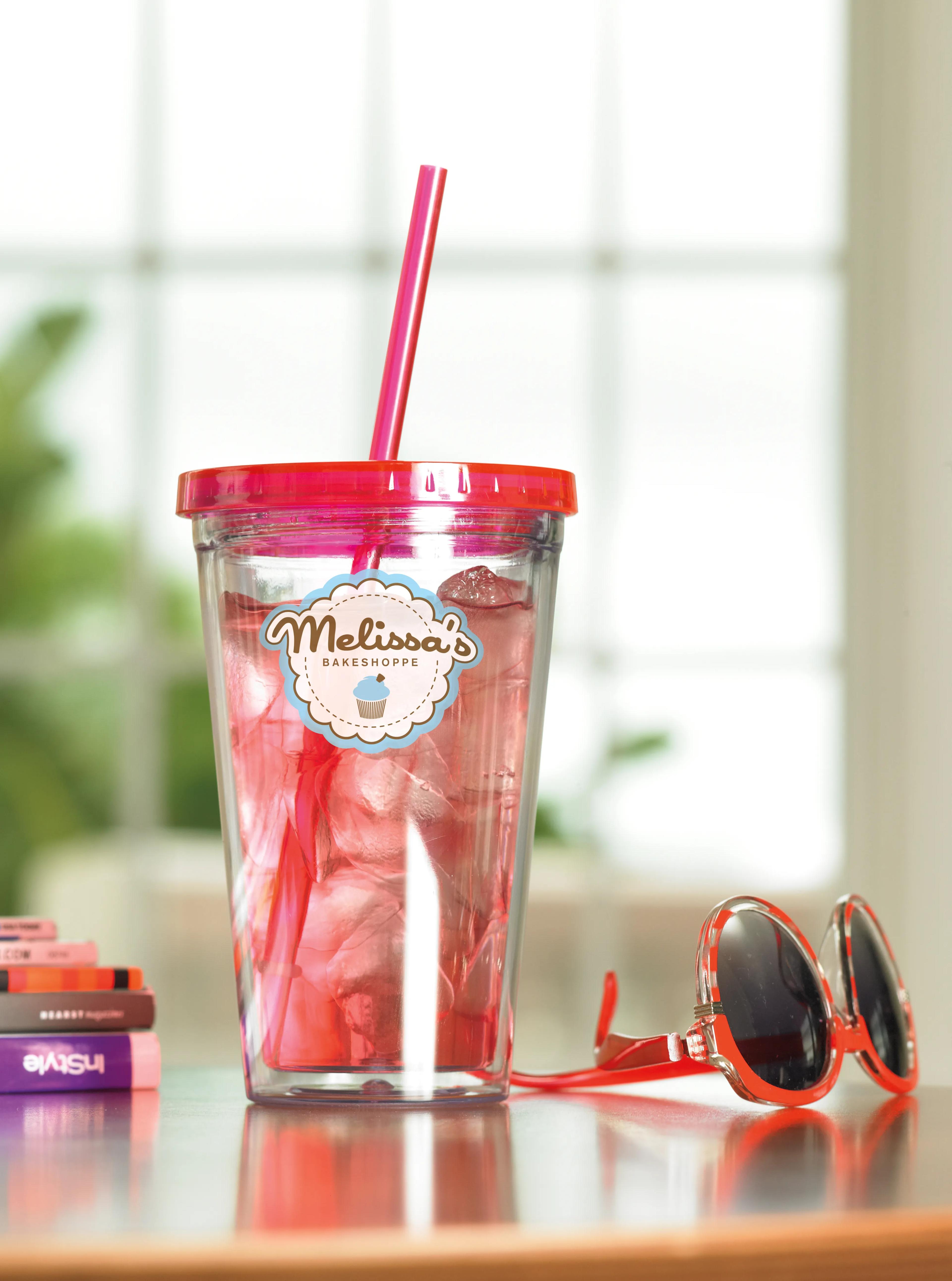 Good Value™ Clear Tumbler with Colored Lid - 18 oz. 87 of 111