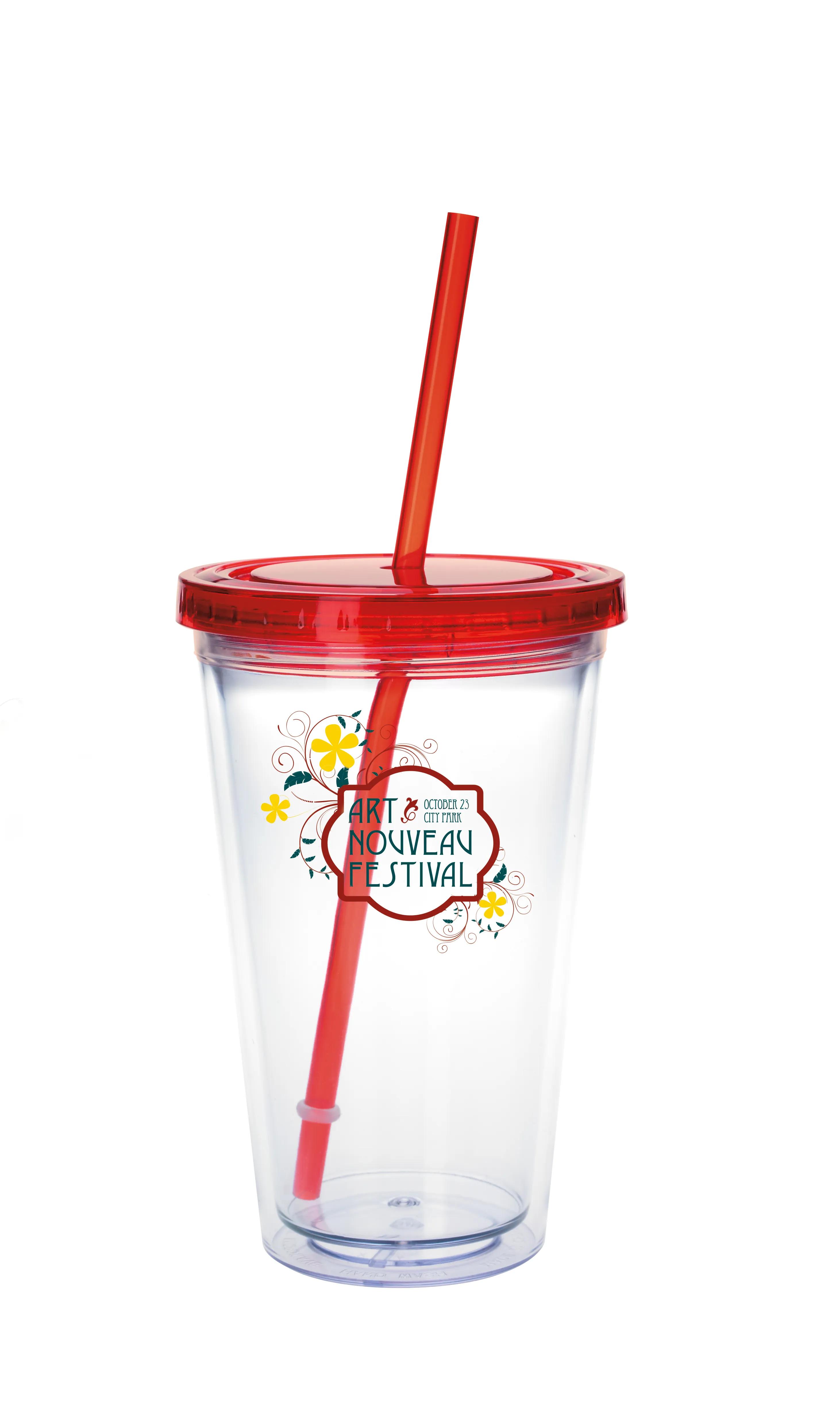 Good Value™ Clear Tumbler with Colored Lid - 18 oz. 85 of 111