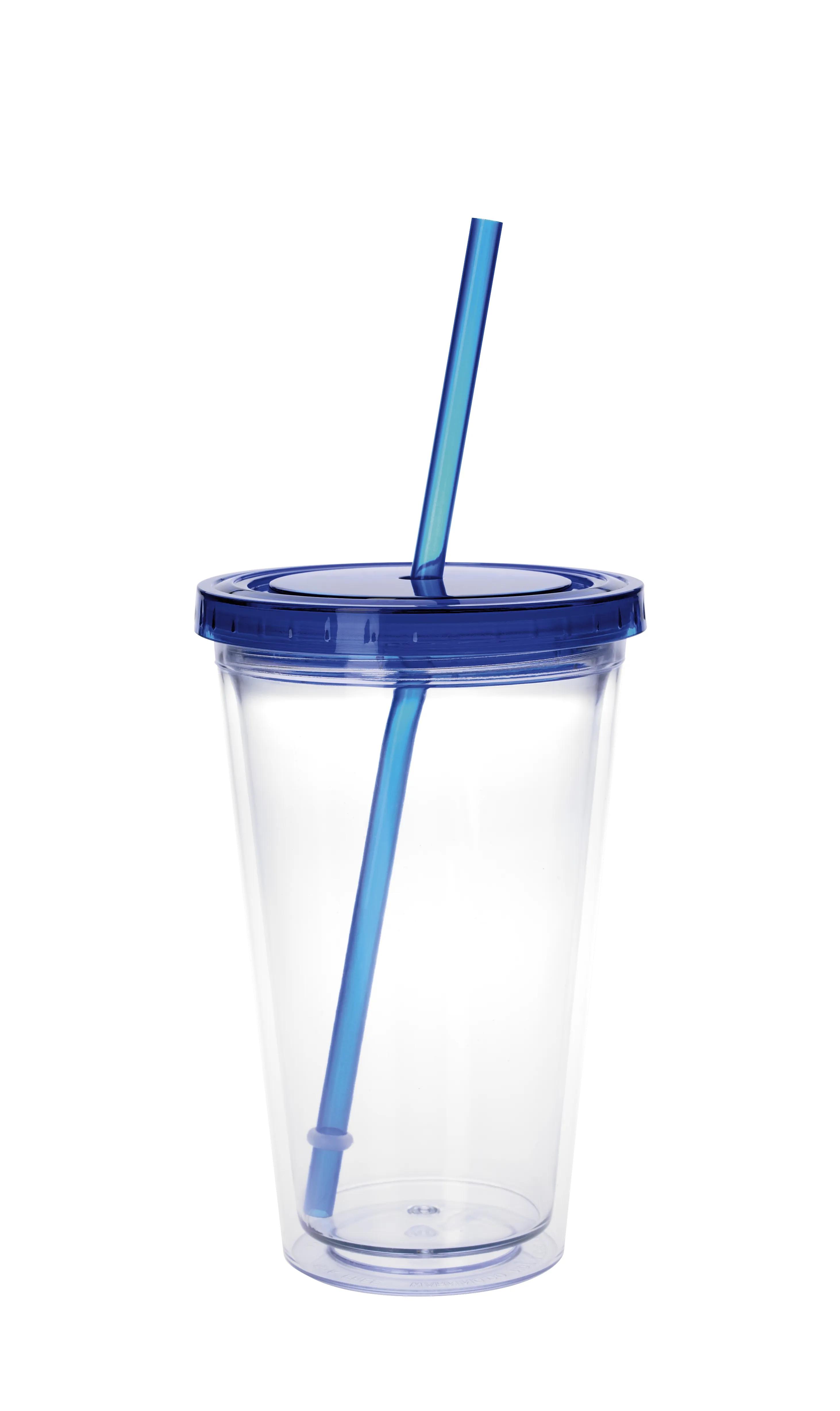 Clear Tumbler with Colored Lid - 18 oz. 1 of 62