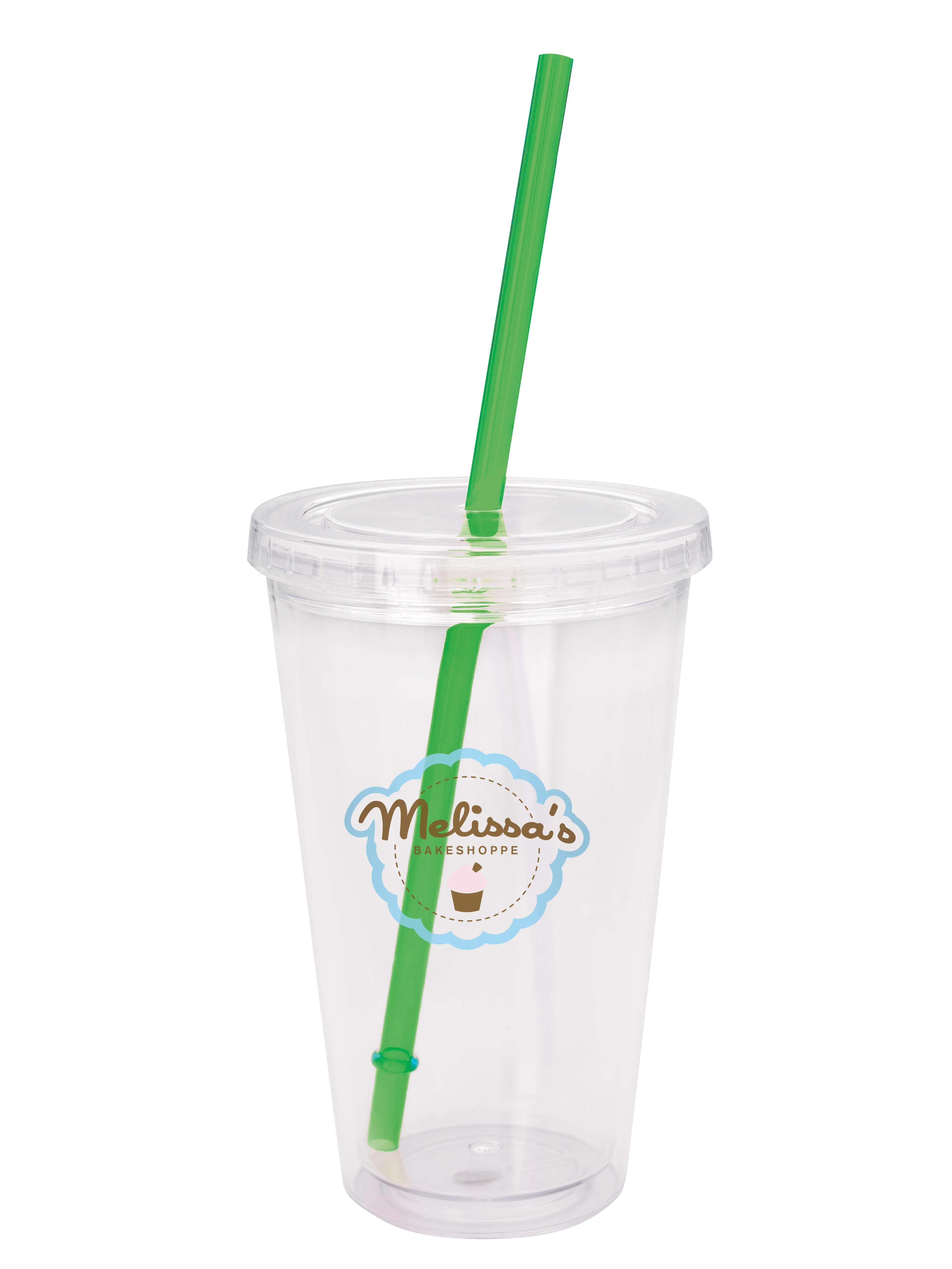 Clear Tumbler with Colored Lid - 18 oz. 44 of 62
