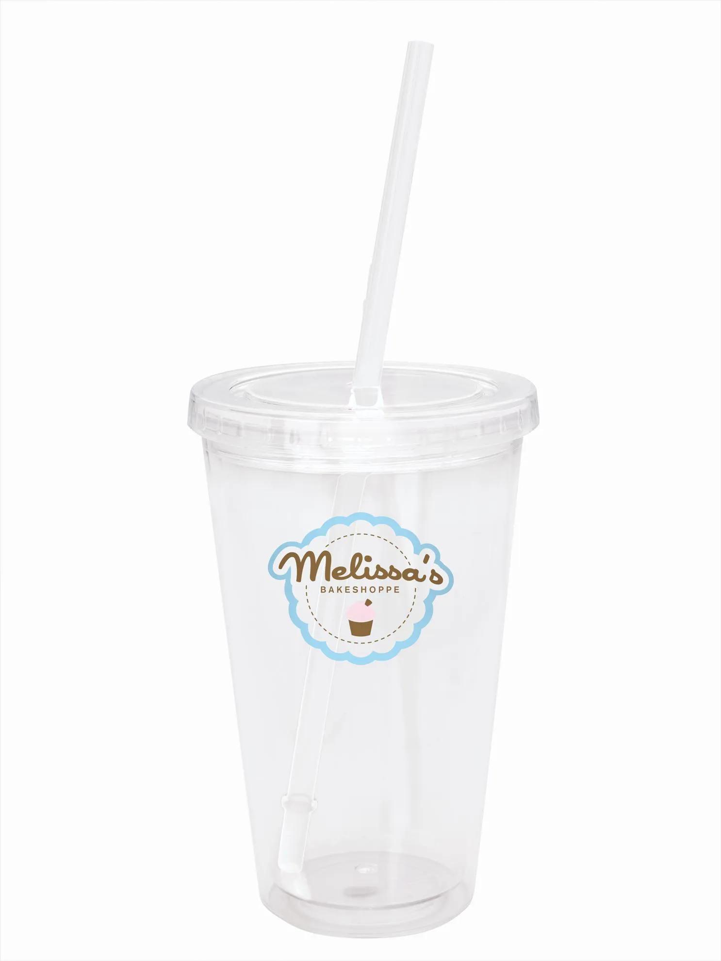 Clear Tumbler with Colored Lid - 18 oz. 25 of 62