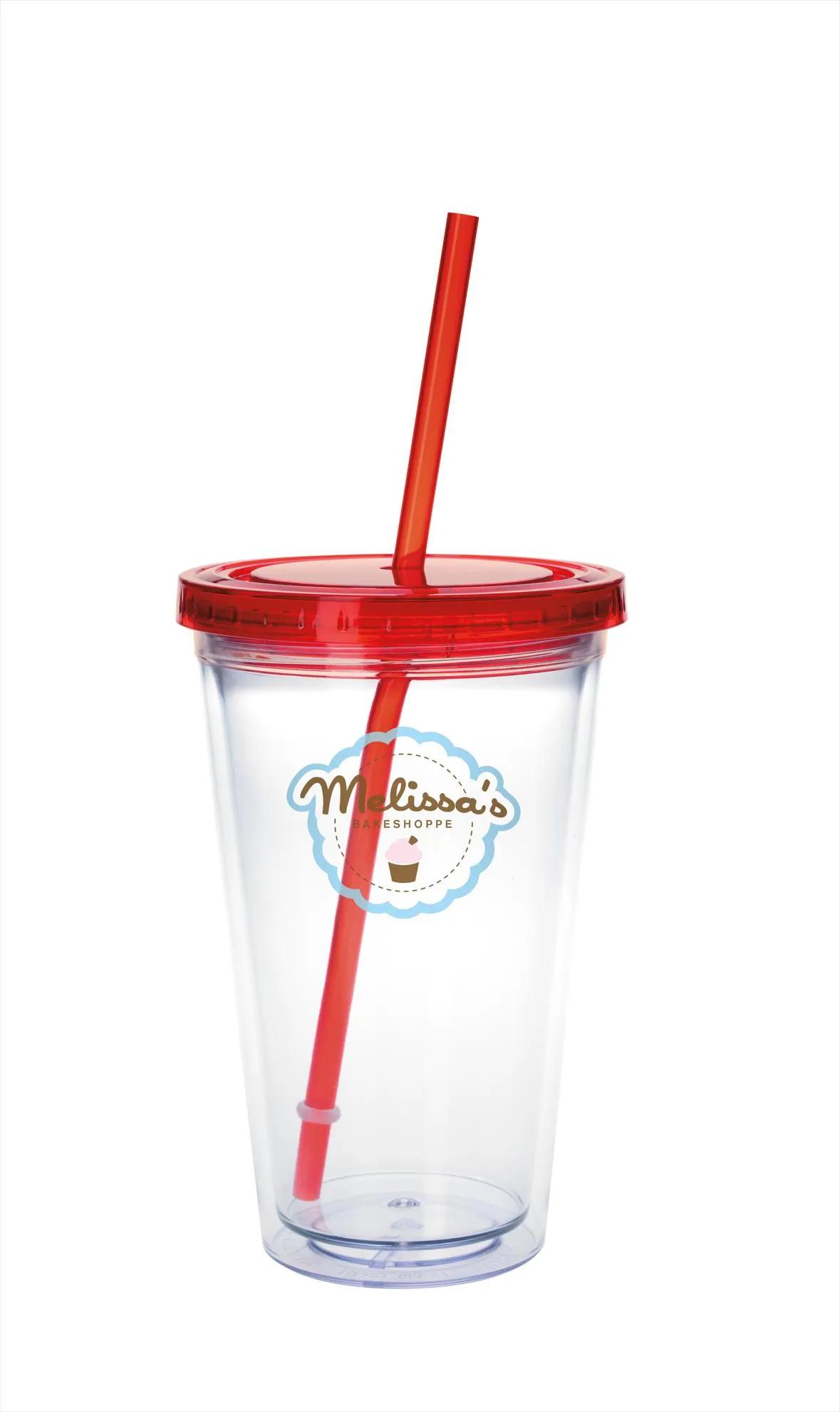 Clear Tumbler with Colored Lid - 18 oz. 19 of 62