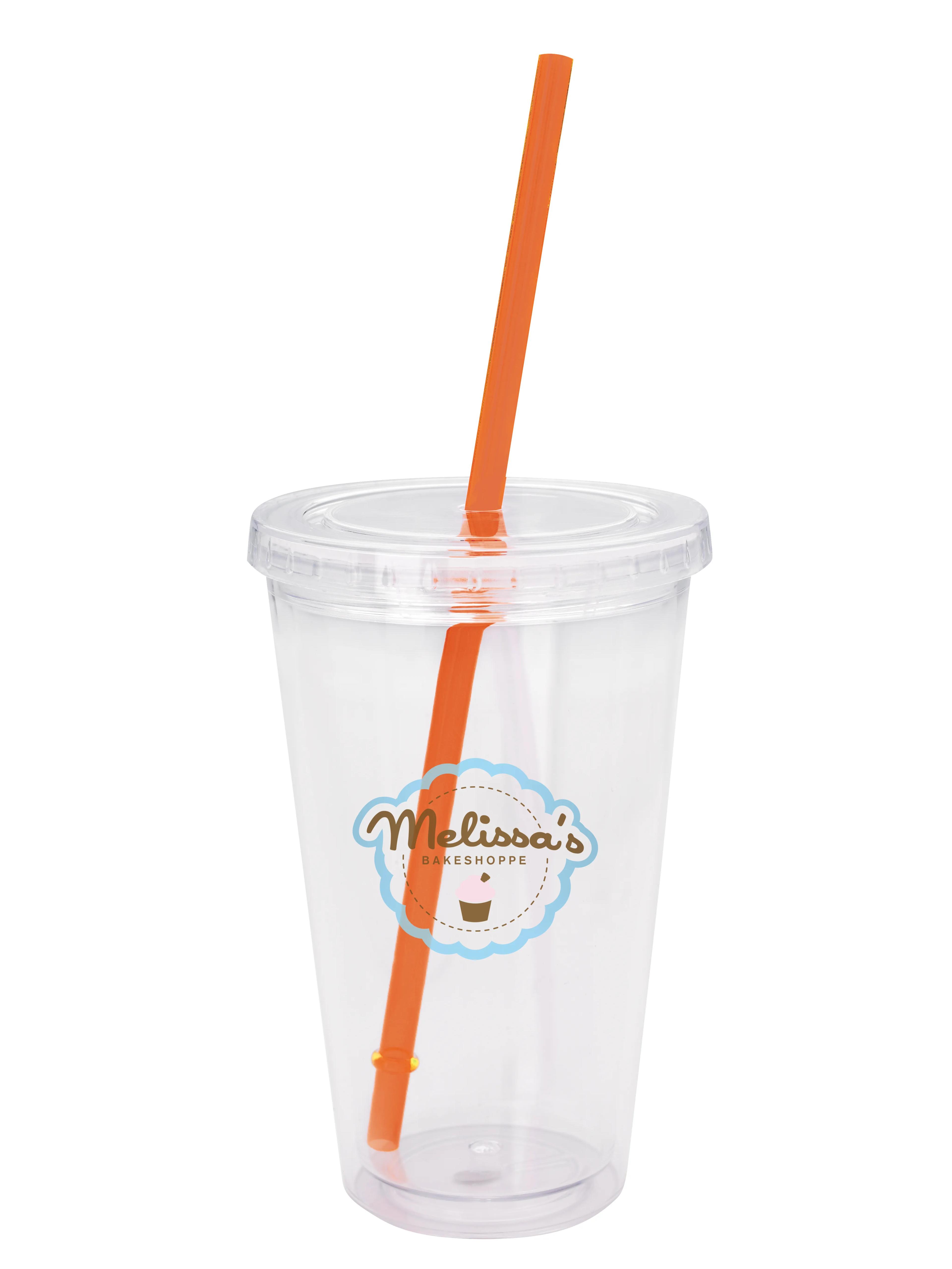 Clear Tumbler with Colored Lid - 18 oz. 53 of 62