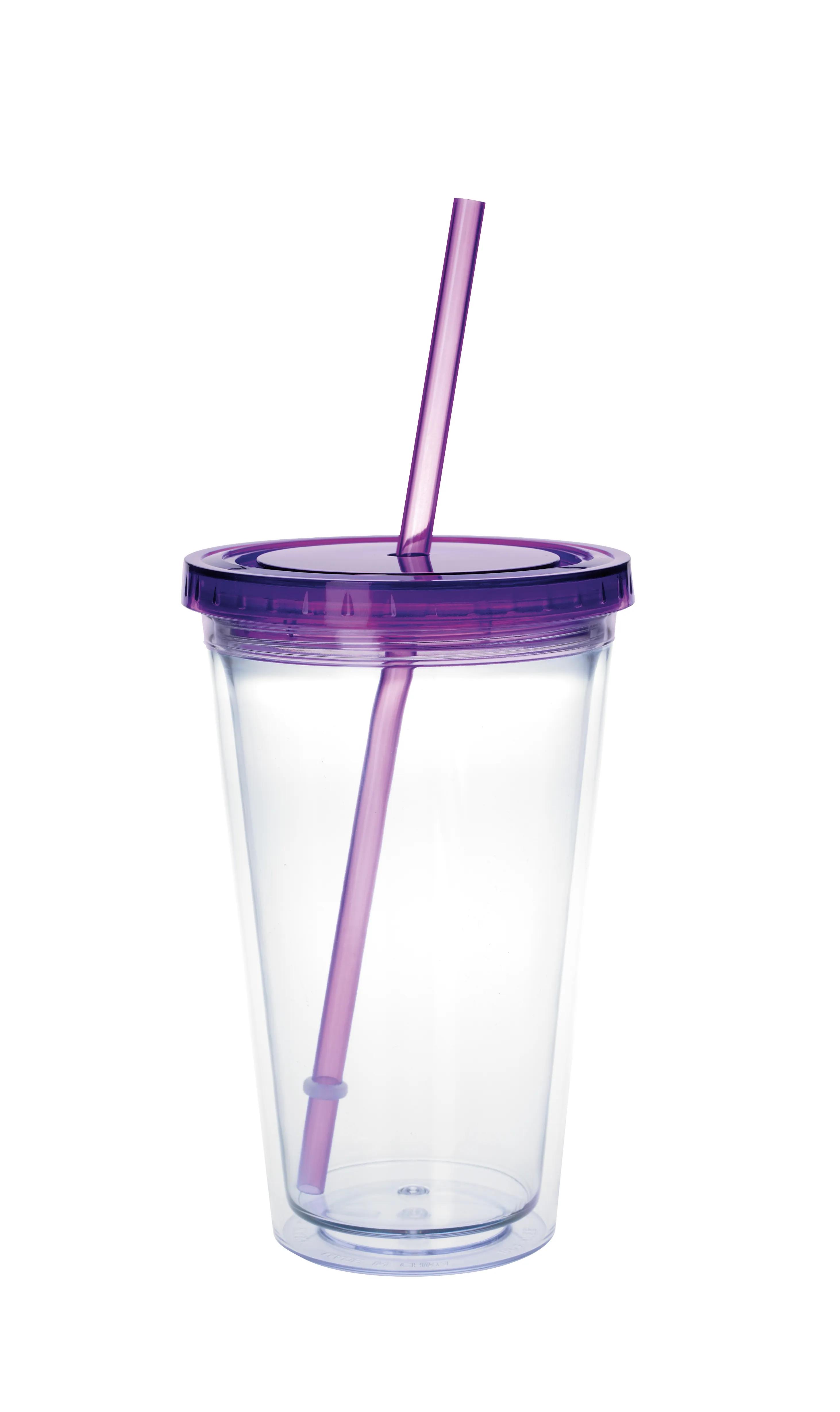 Clear Tumbler with Colored Lid - 18 oz. 37 of 62