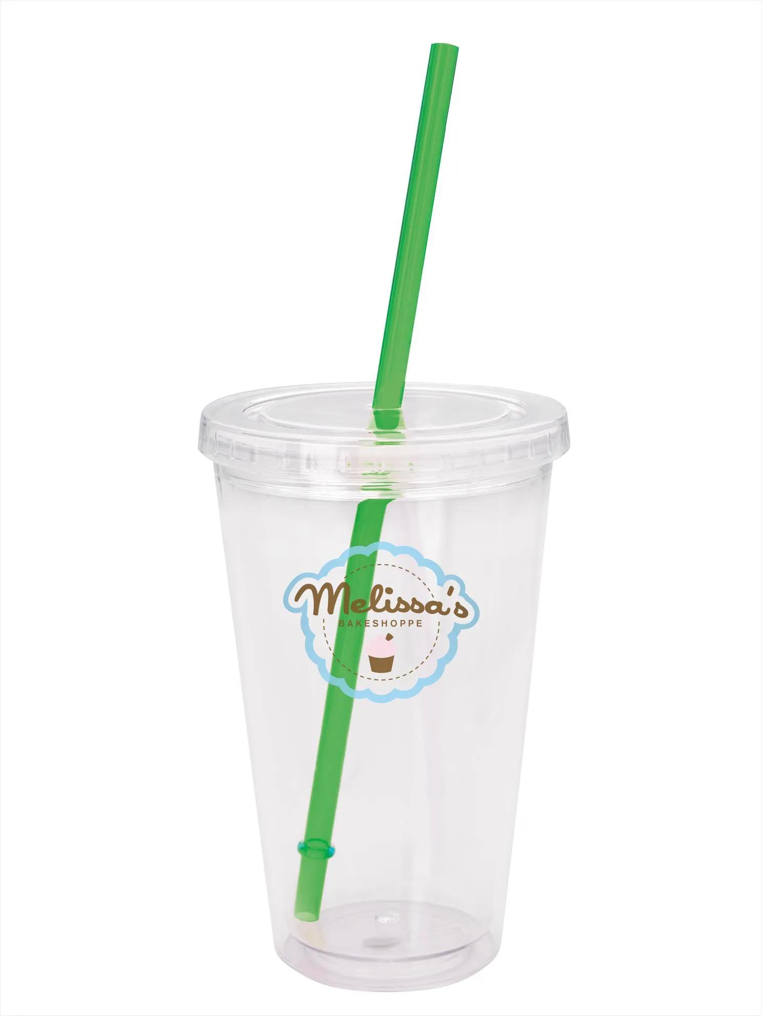 Clear Tumbler with Colored Lid - 18 oz. 26 of 62