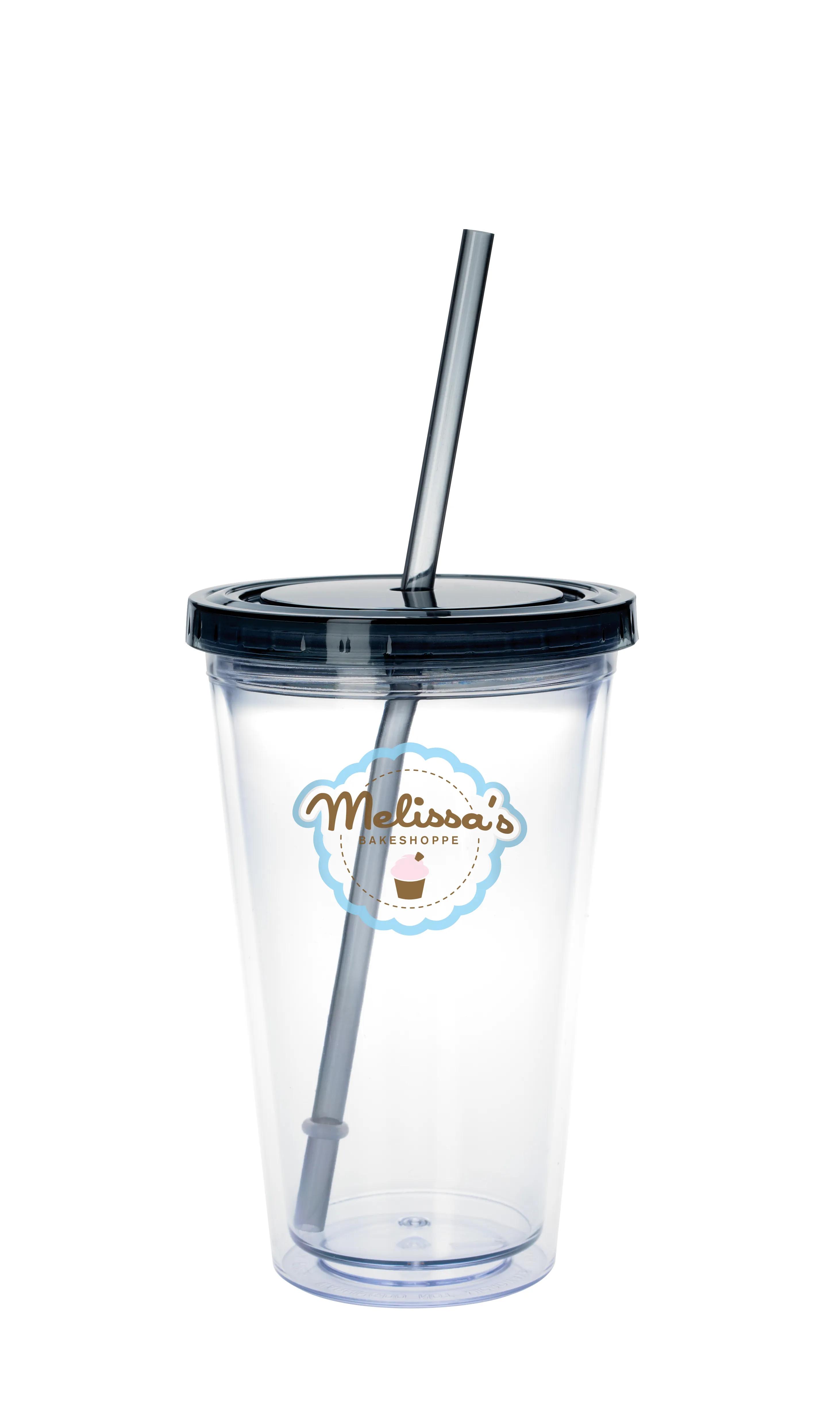 Good Value™ Clear Tumbler with Colored Lid - 18 oz. 86 of 111
