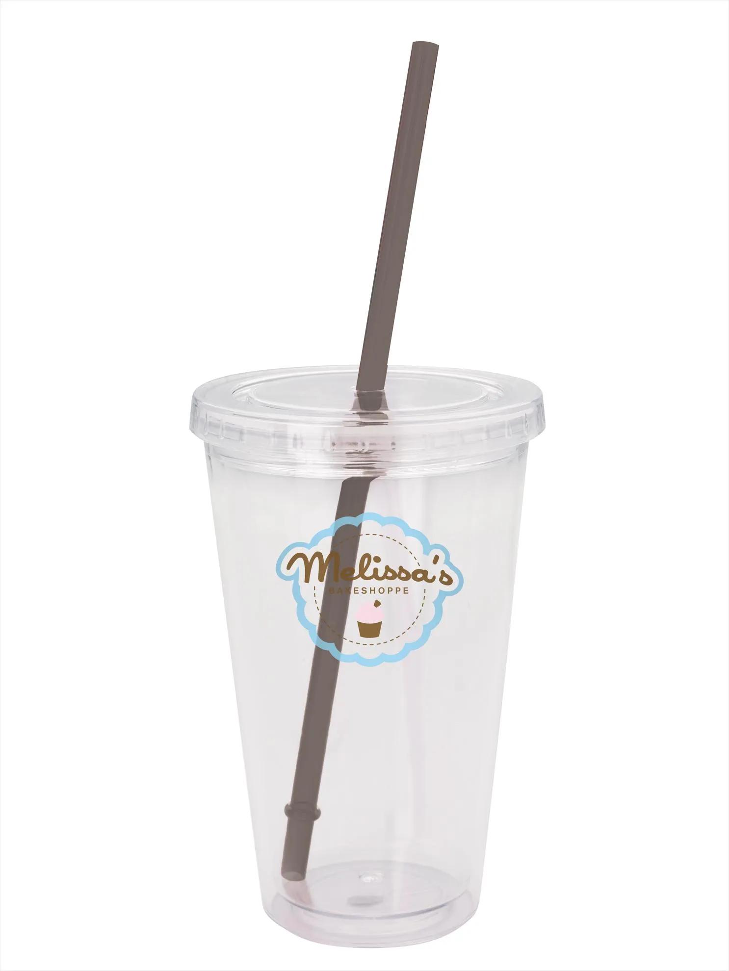 Clear Tumbler with Colored Lid - 18 oz. 17 of 62