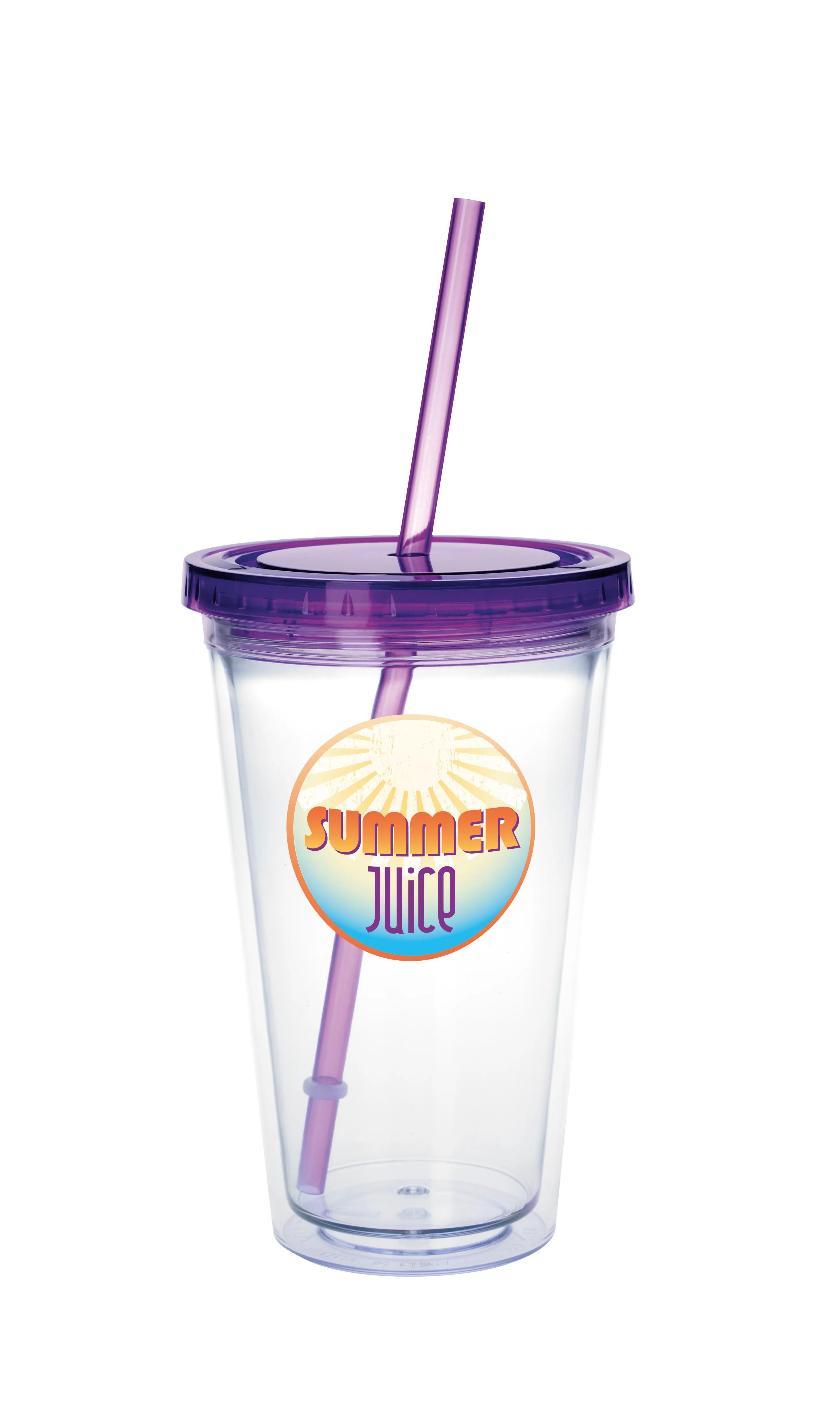 Good Value™ Clear Tumbler with Colored Lid - 18 oz. 82 of 111