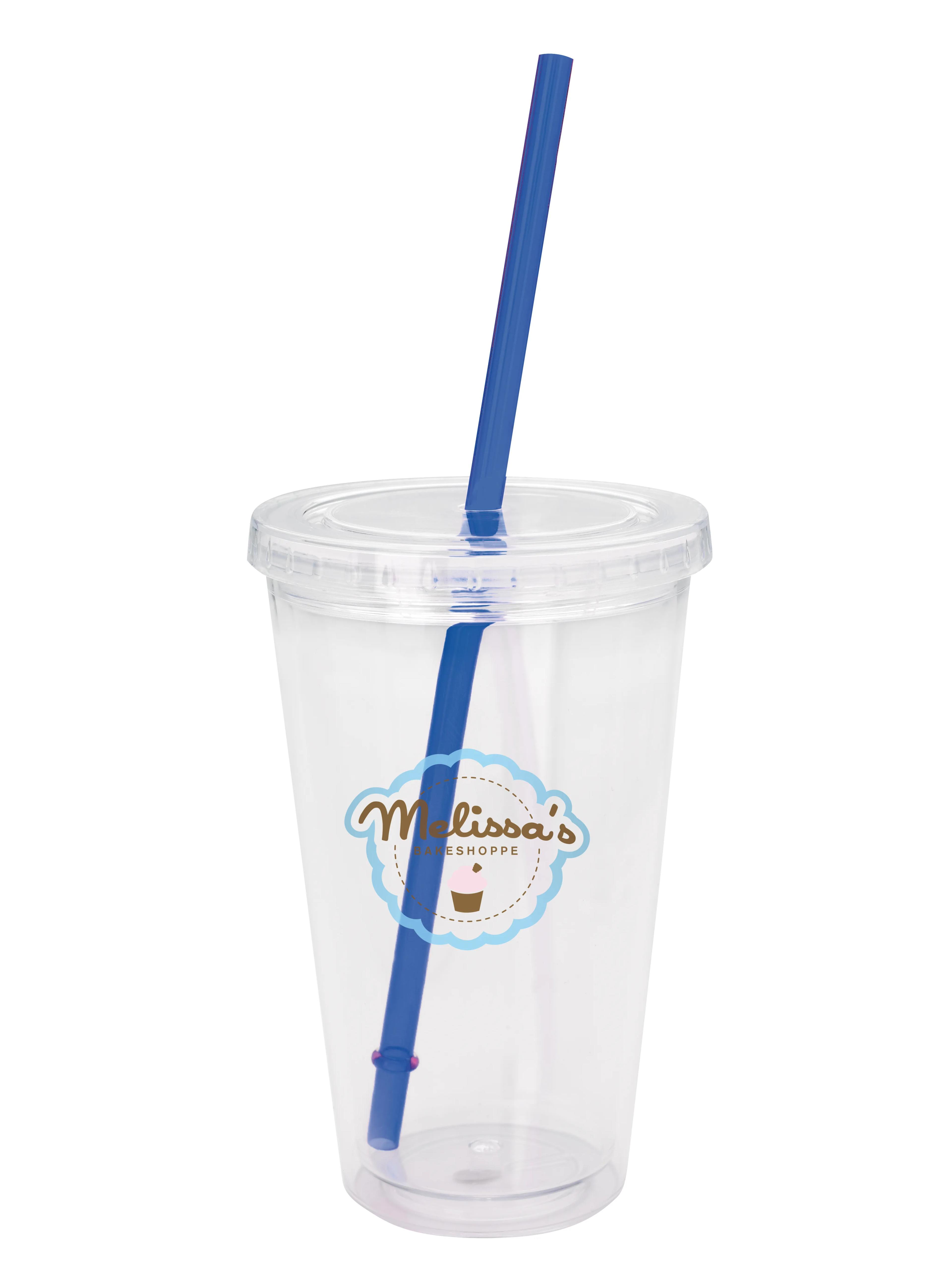 Clear Tumbler with Colored Lid - 18 oz. 42 of 62