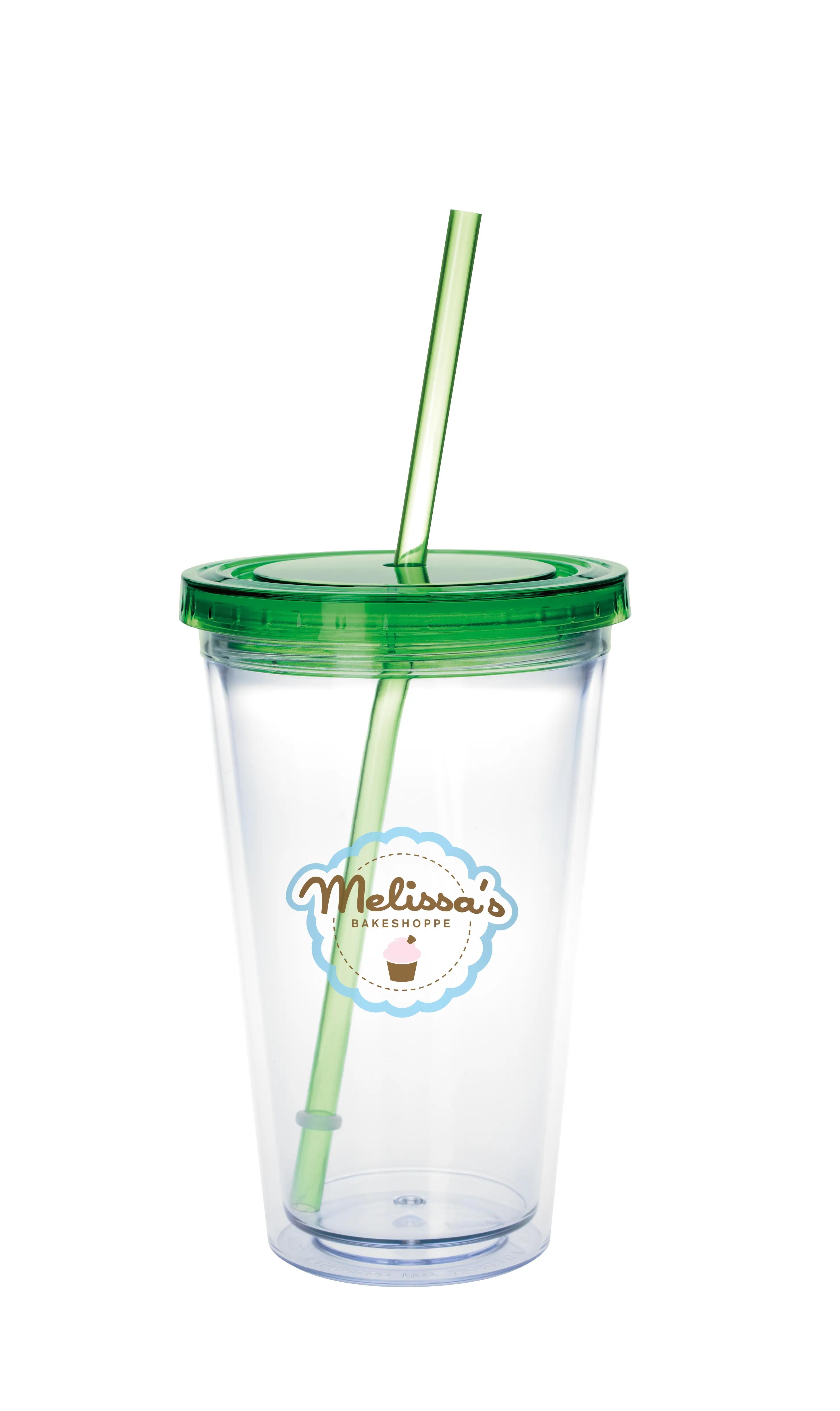 Clear Tumbler with Colored Lid - 18 oz. 60 of 62