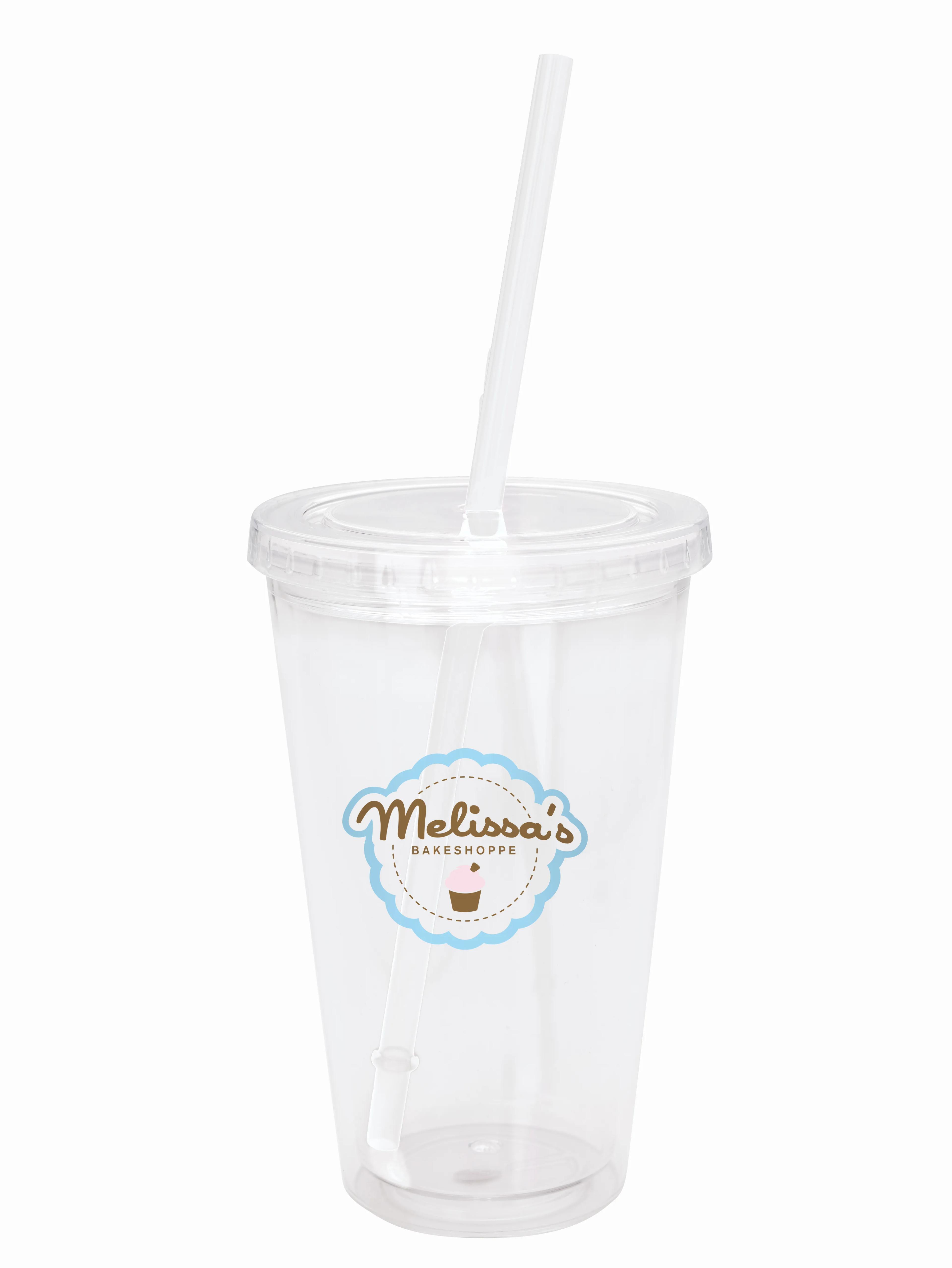 Clear Tumbler with Colored Lid - 18 oz. 43 of 62