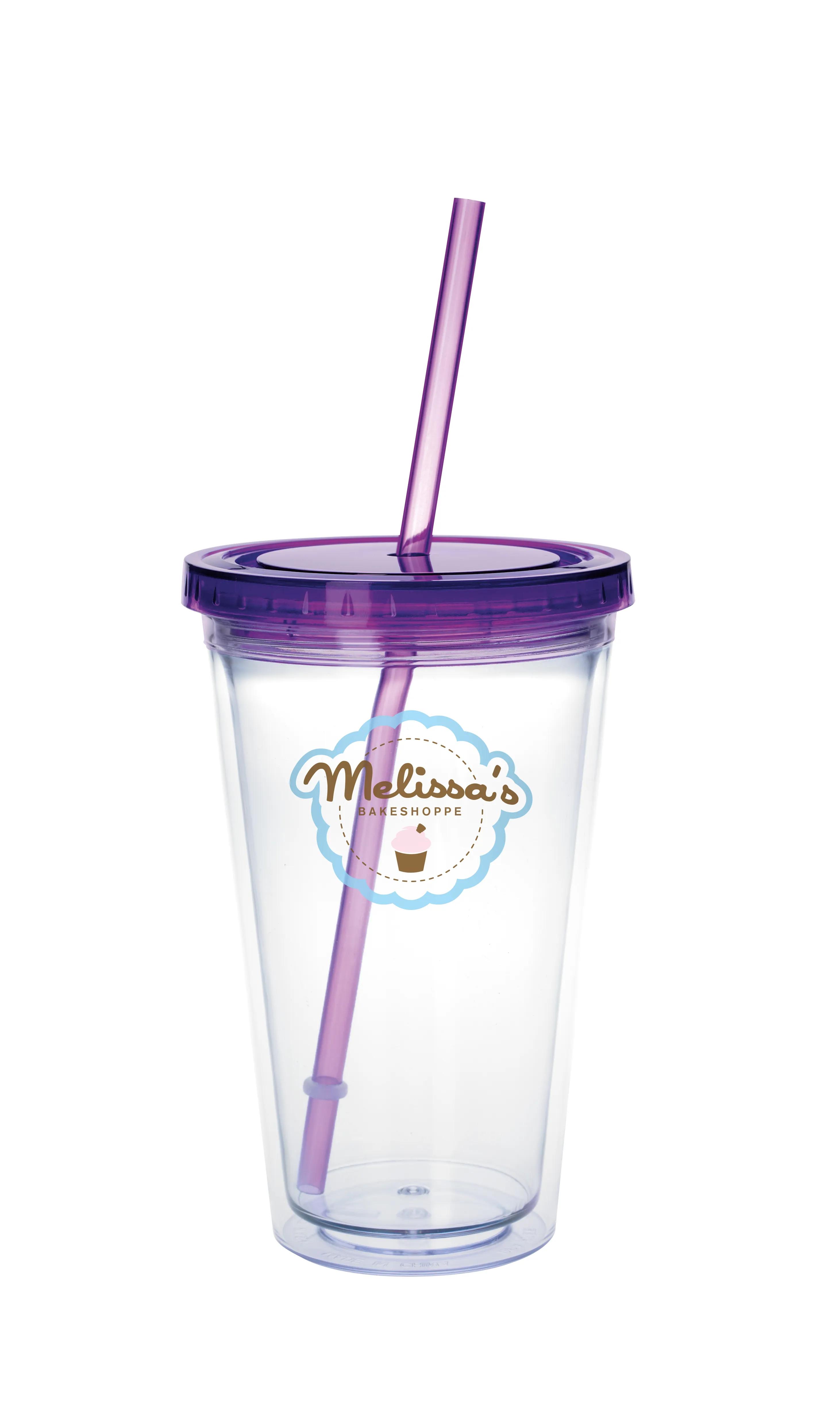 Good Value™ Clear Tumbler with Colored Lid - 18 oz. 81 of 111