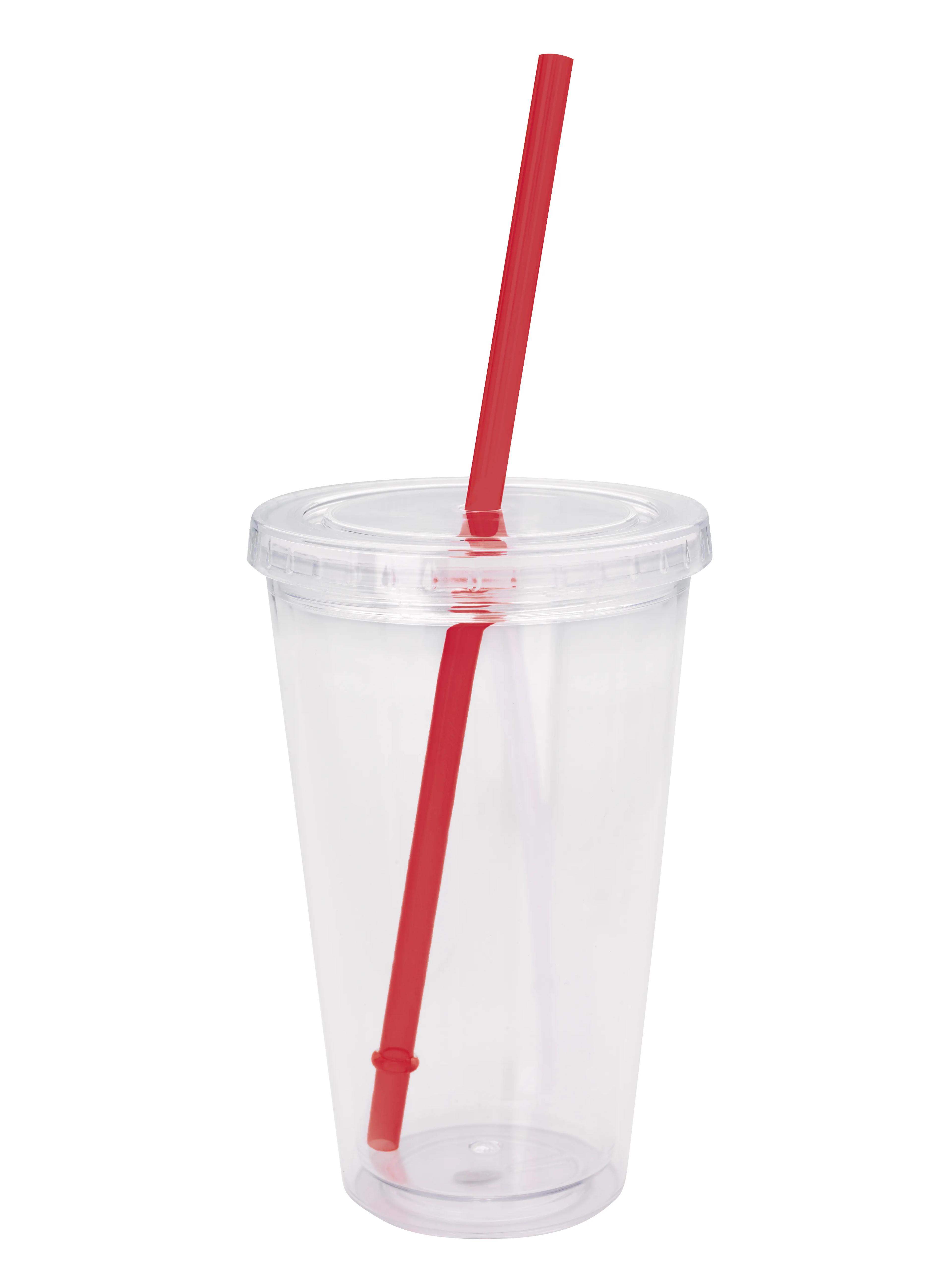 Clear Tumbler with Colored Lid - 18 oz. 29 of 62