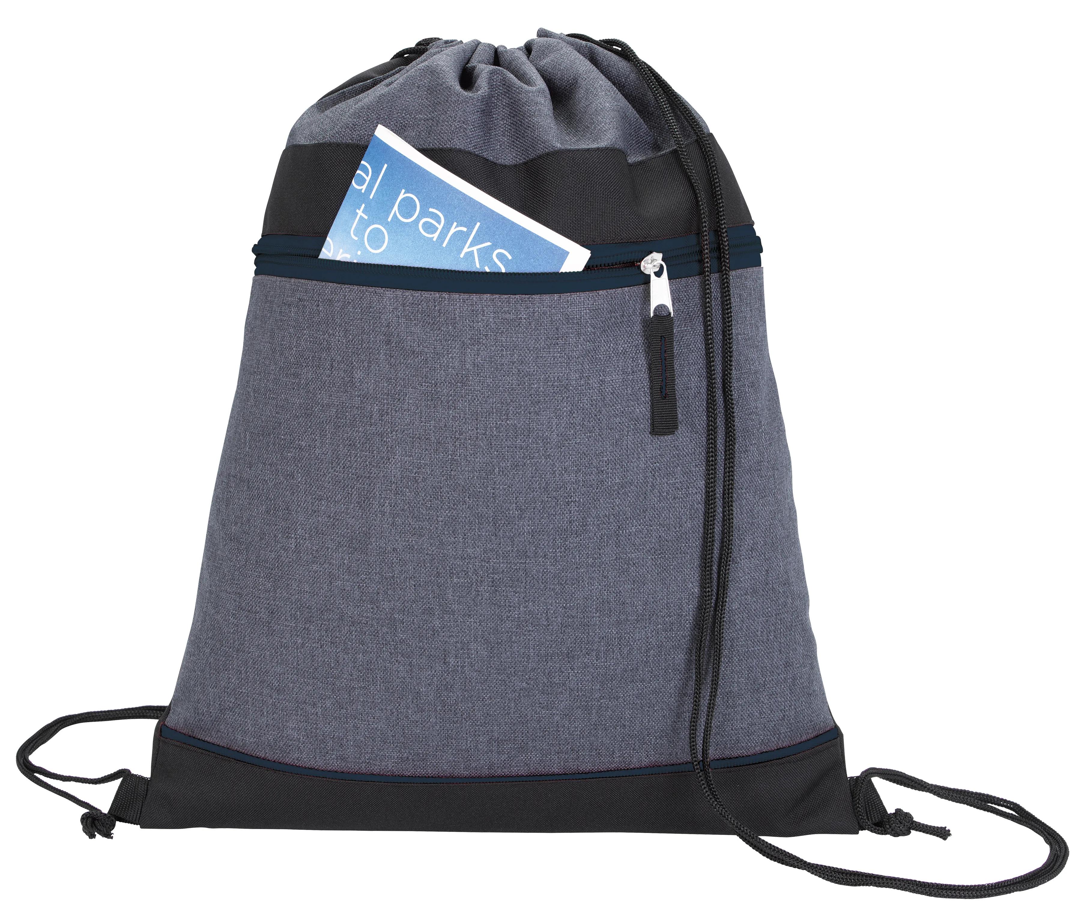 RPET Two-Tone Drawstring Backpack 23 of 28