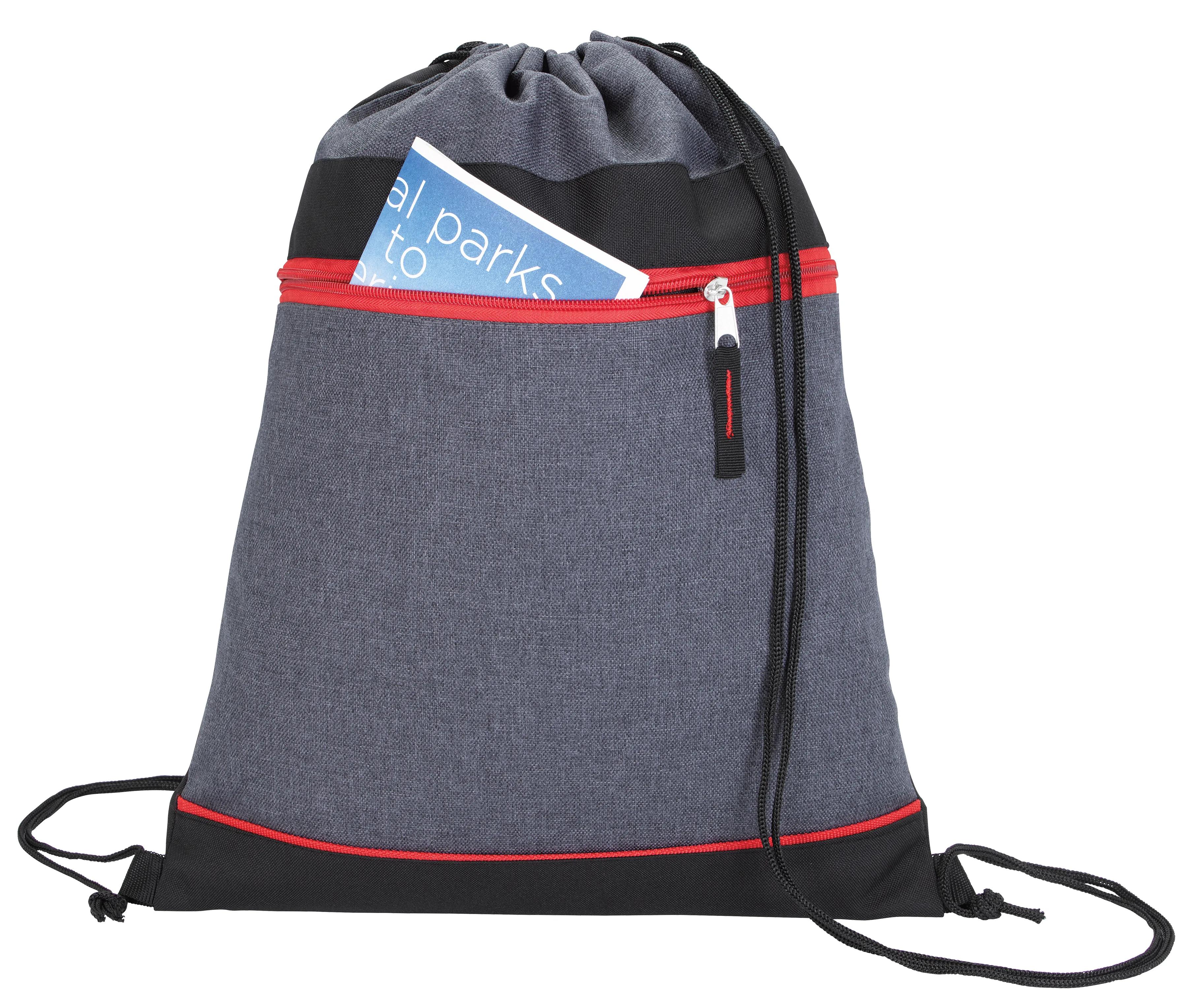 RPET Two-Tone Drawstring Backpack 18 of 28