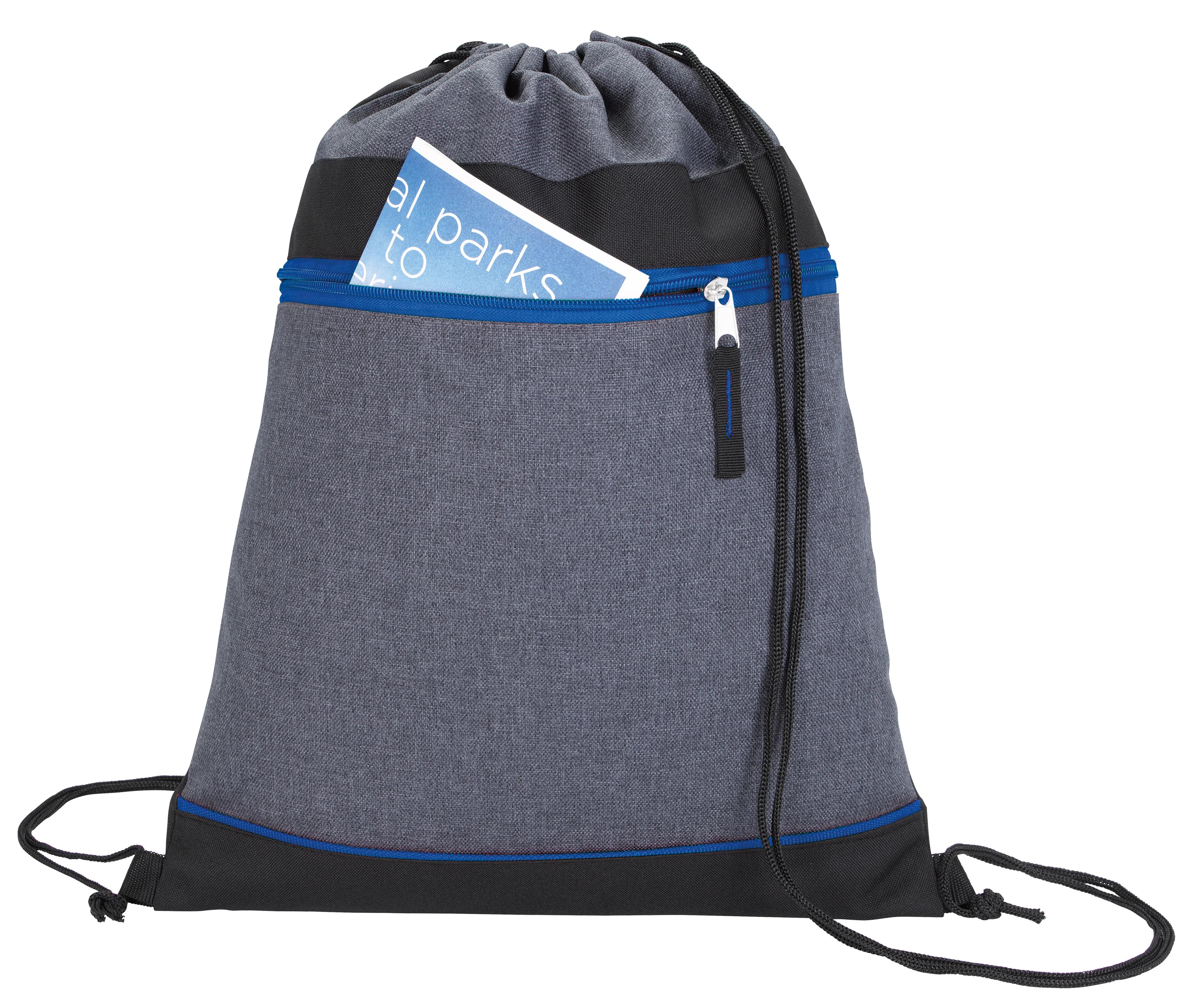 RPET Two-Tone Drawstring Backpack 13 of 28