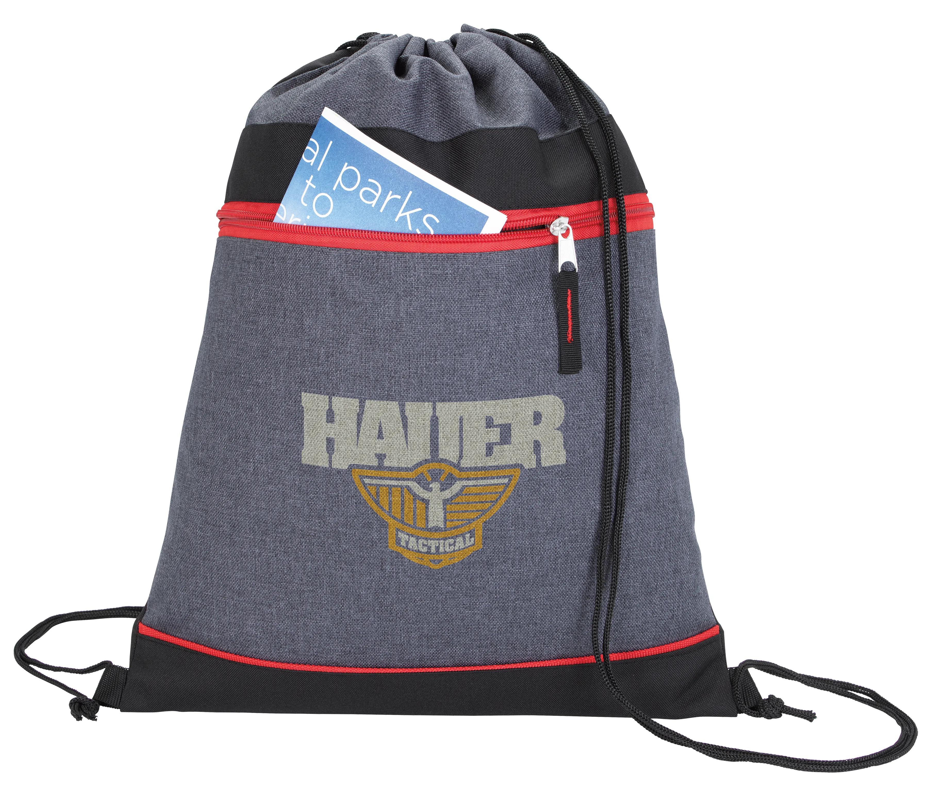 RPET Two-Tone Drawstring Backpack 18 of 28