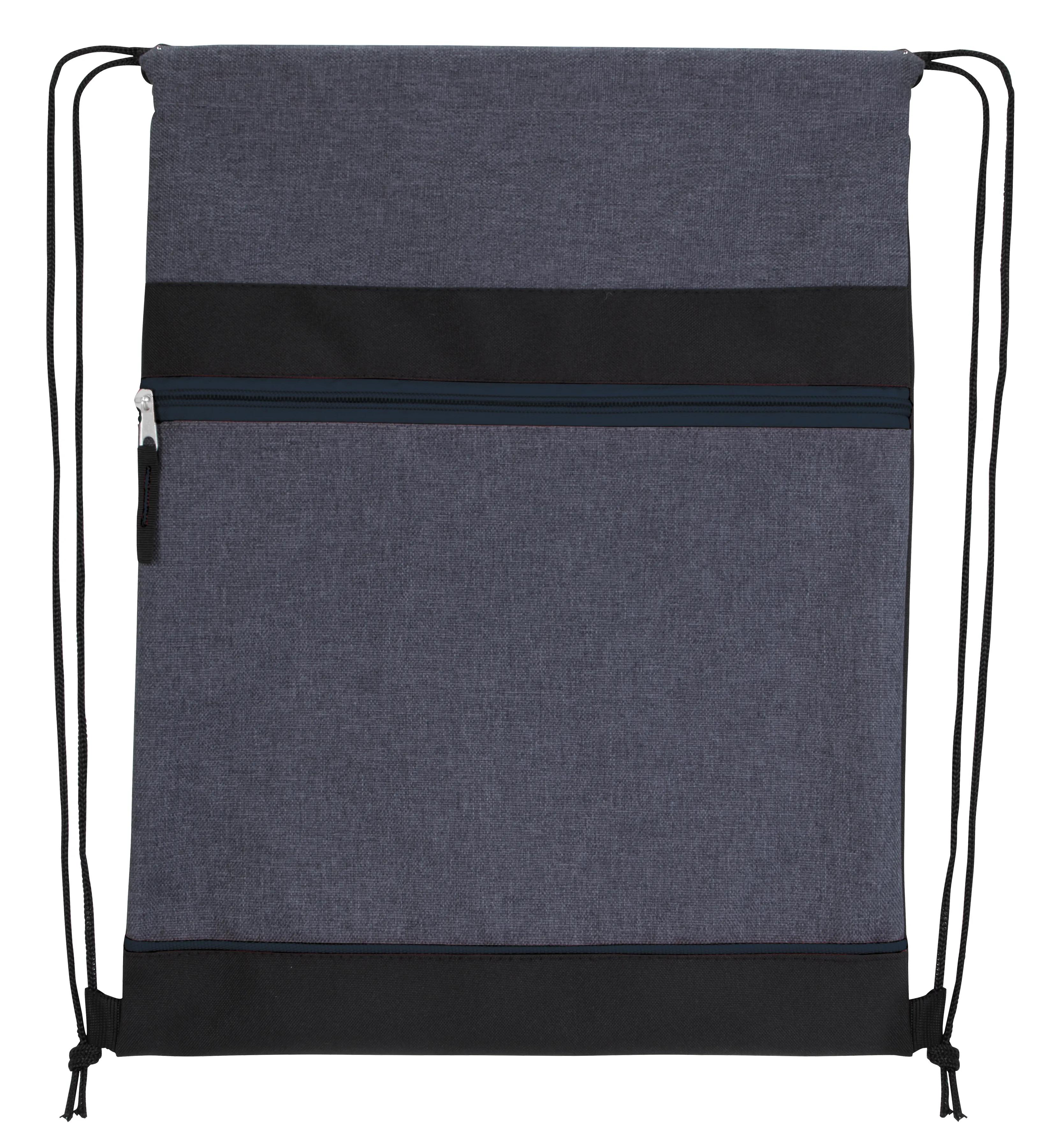 RPET Two-Tone Drawstring Backpack 12 of 28